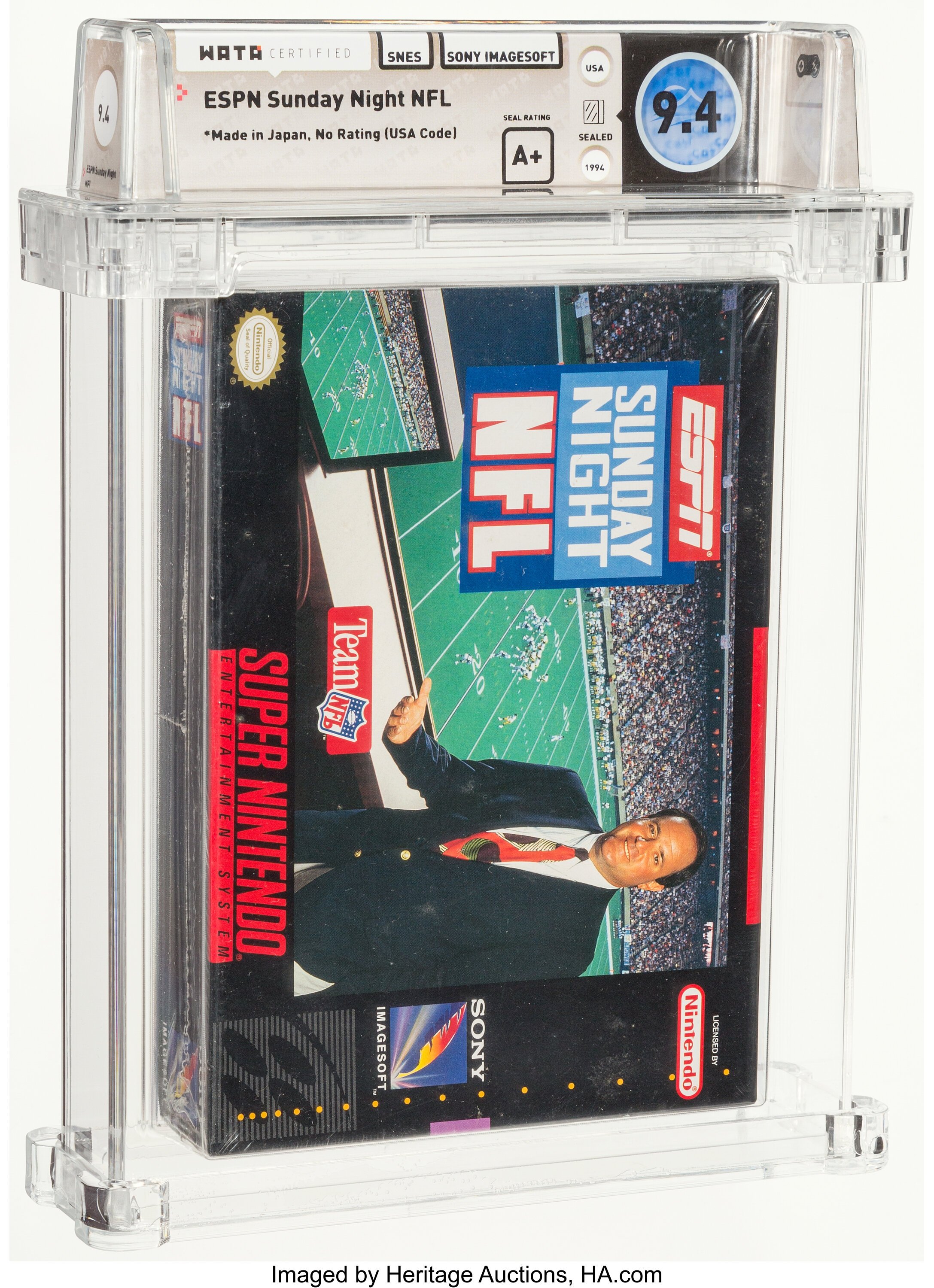 ESPN Sunday Night NFL Super Nintendo (SNES): PSA Pop Report + Loose / CIB / Sealed Prices 2026