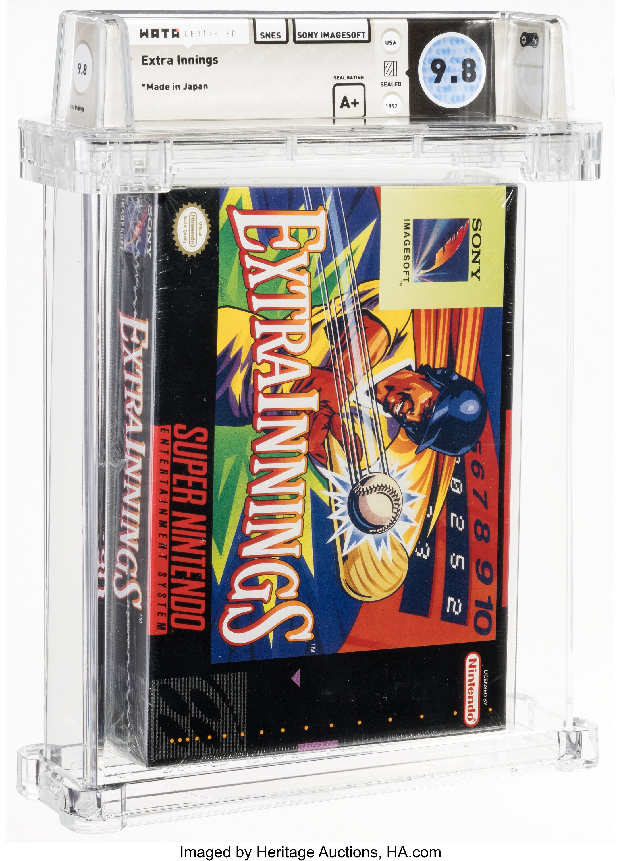 Extra Innings Super Nintendo (SNES): PSA Pop Report + Loose / CIB / Sealed Prices 2026
