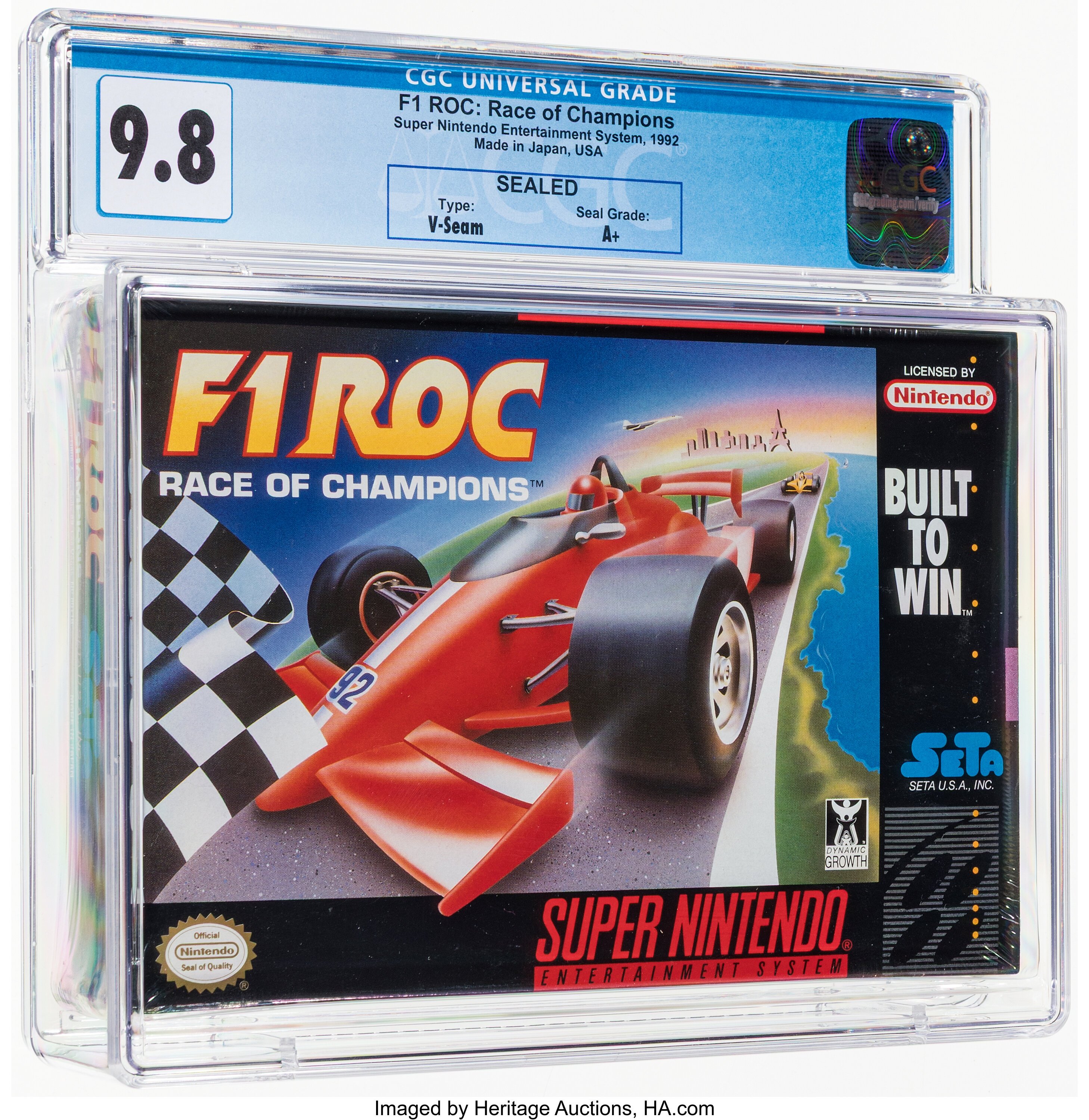 F1 ROC: Race of Champions Super Nintendo (SNES): PSA Pop Report + Loose / CIB / Sealed Prices 2026
