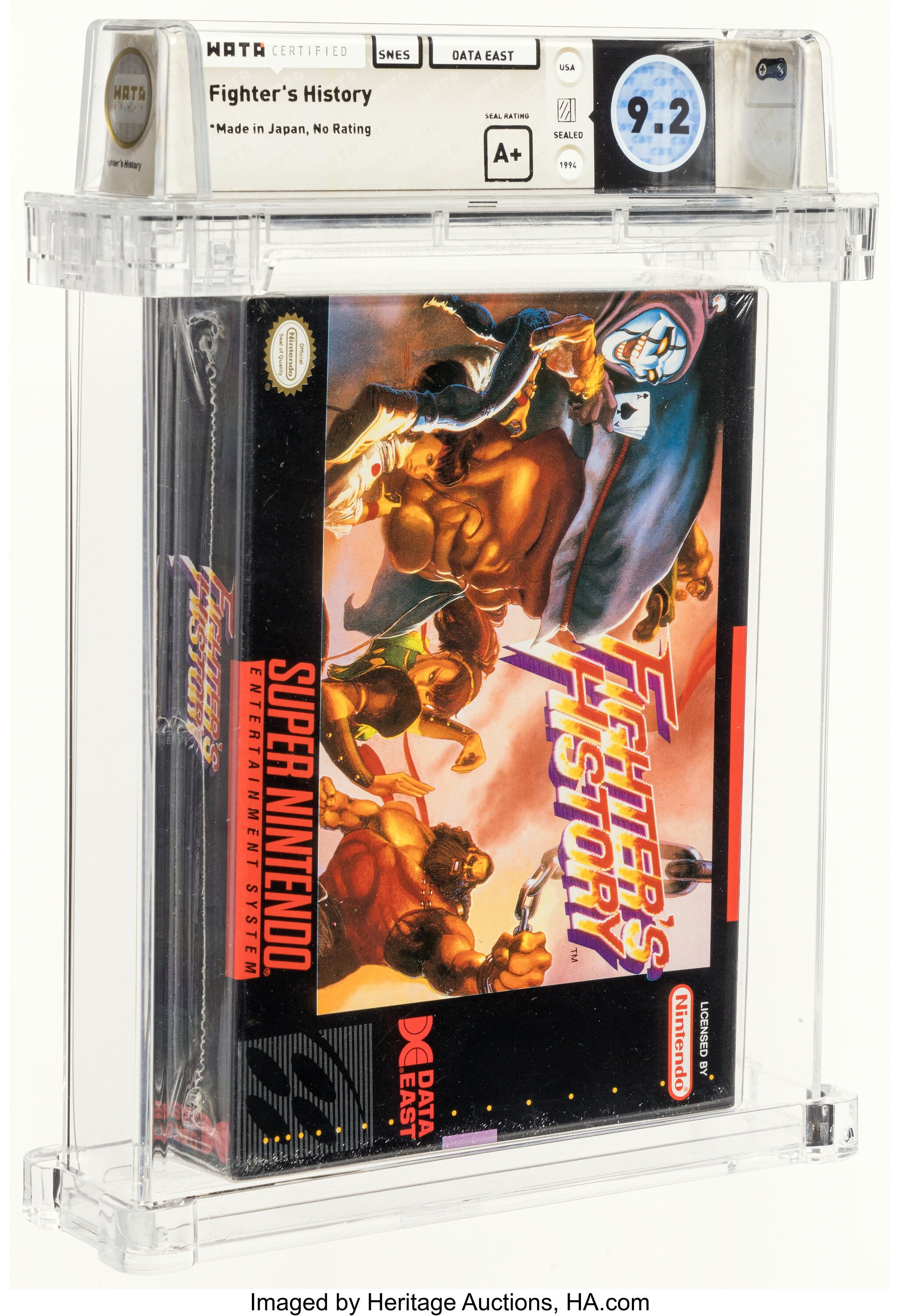 Fighter's History Super Nintendo (SNES): PSA Pop Report + Loose / CIB / Sealed Prices 2026