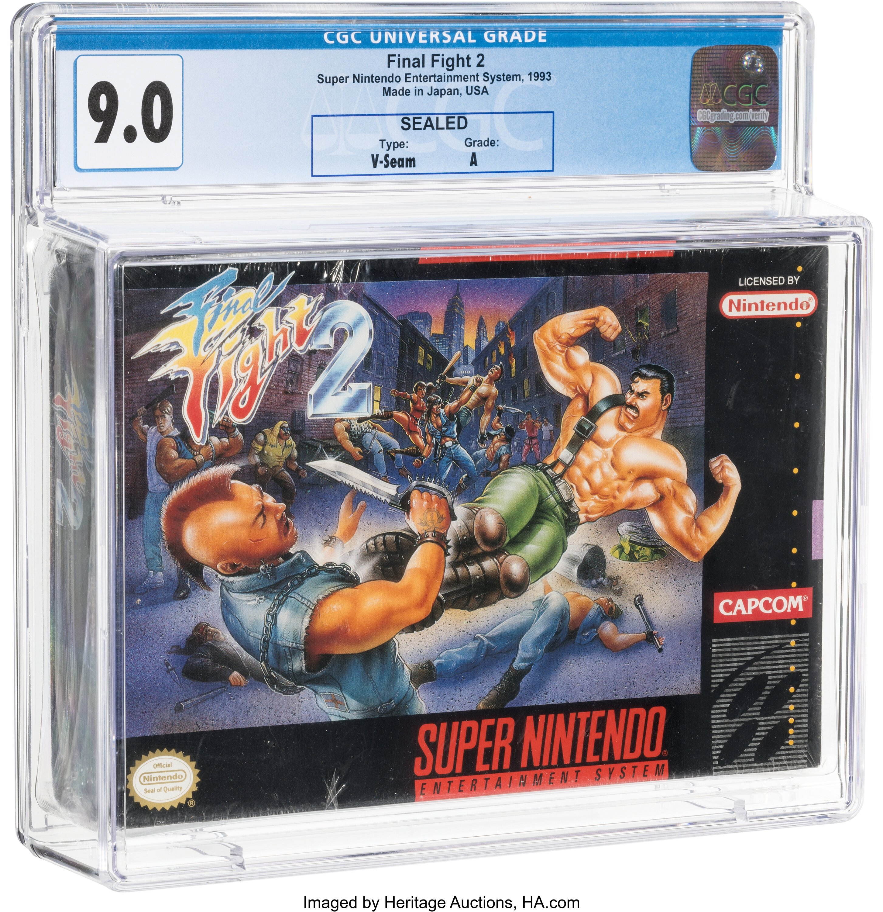 Final Fight 2 Super Nintendo (SNES): PSA Pop Report + Loose / CIB / Sealed Prices 2026