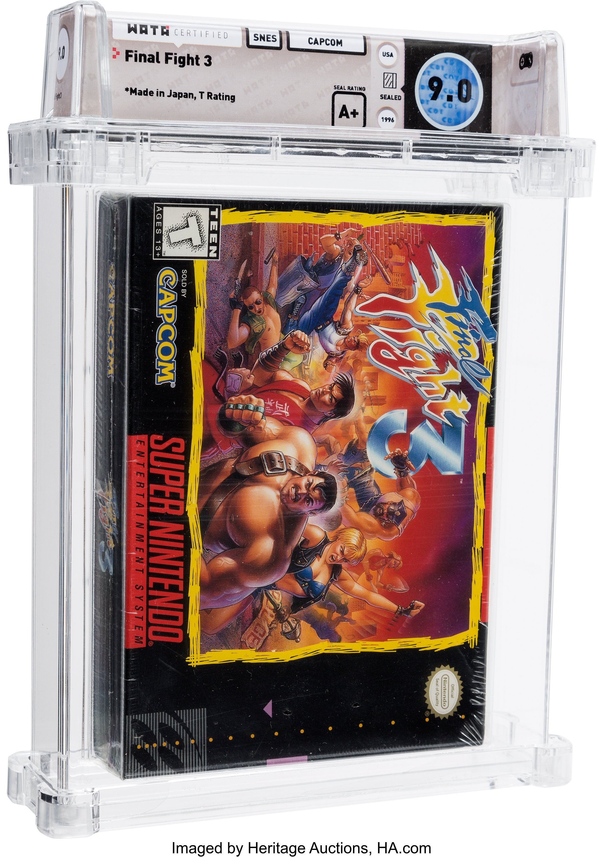 Final Fight 3 Super Nintendo (SNES): PSA Pop Report + Loose / CIB / Sealed Prices 2026