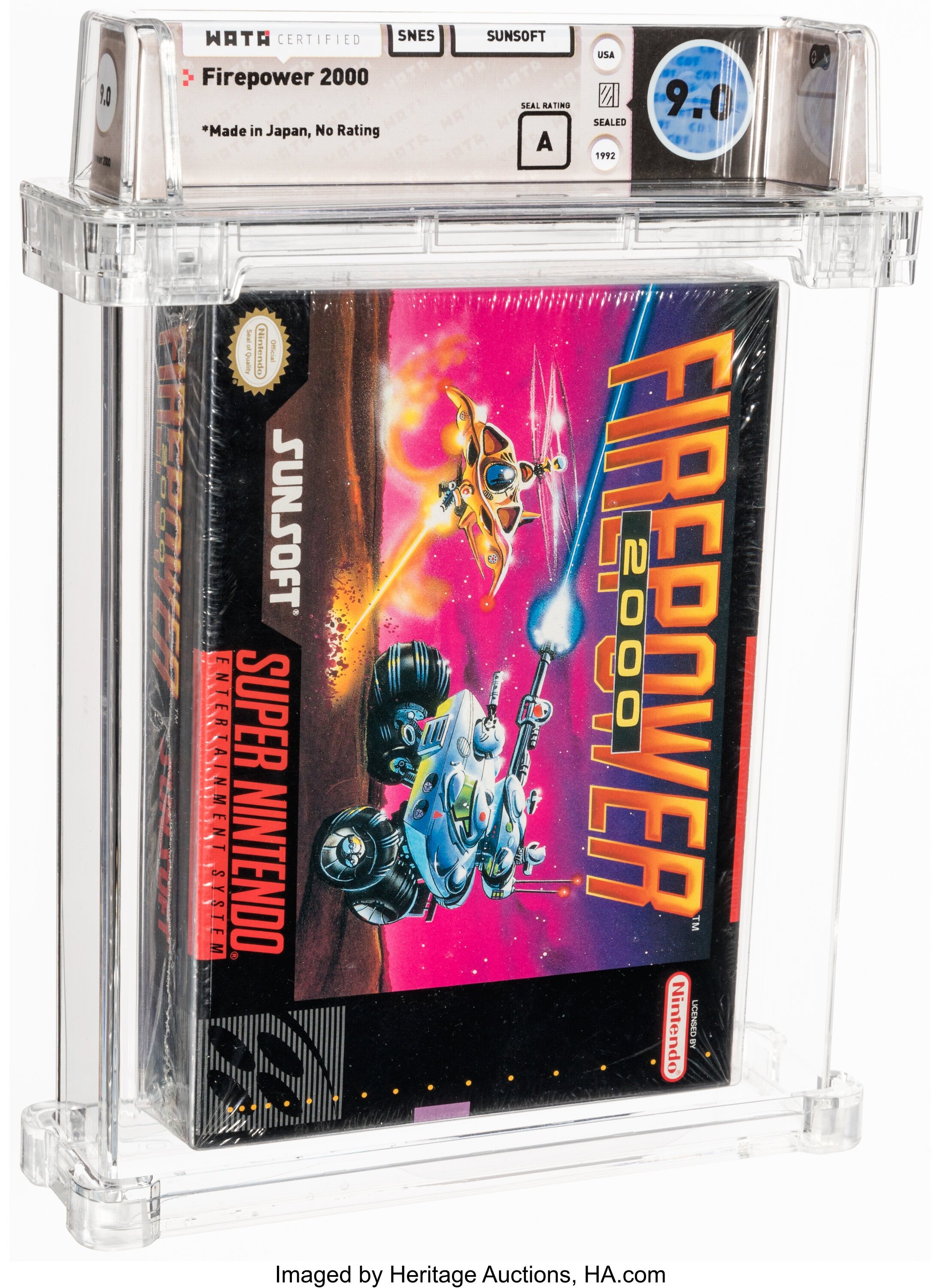 Firepower 2000 Super Nintendo (SNES): PSA Pop Report + Loose / CIB / Sealed Prices 2026