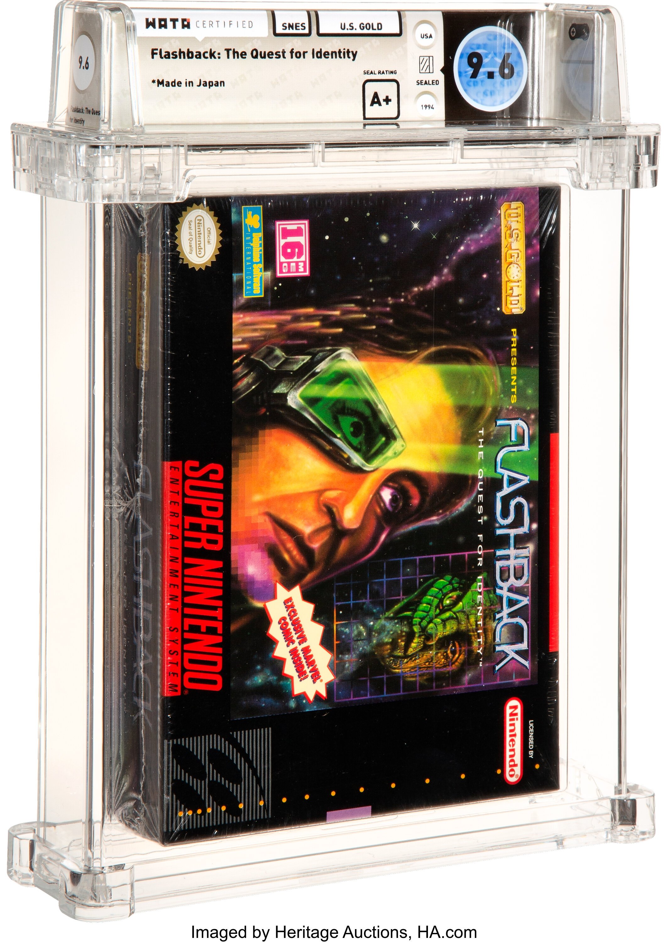 Flashback: The Quest for Identity Super Nintendo (SNES): PSA Pop Report + Loose / CIB / Sealed Prices 2026