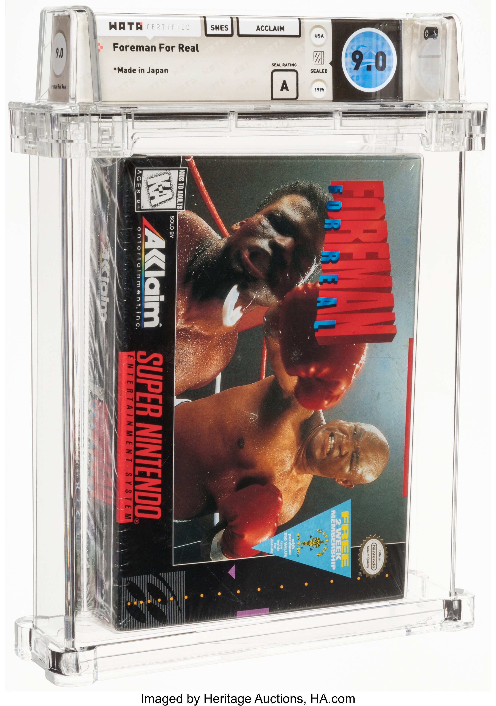 Foreman For Real Super Nintendo (SNES): PSA Pop Report + Loose / CIB / Sealed Prices 2026