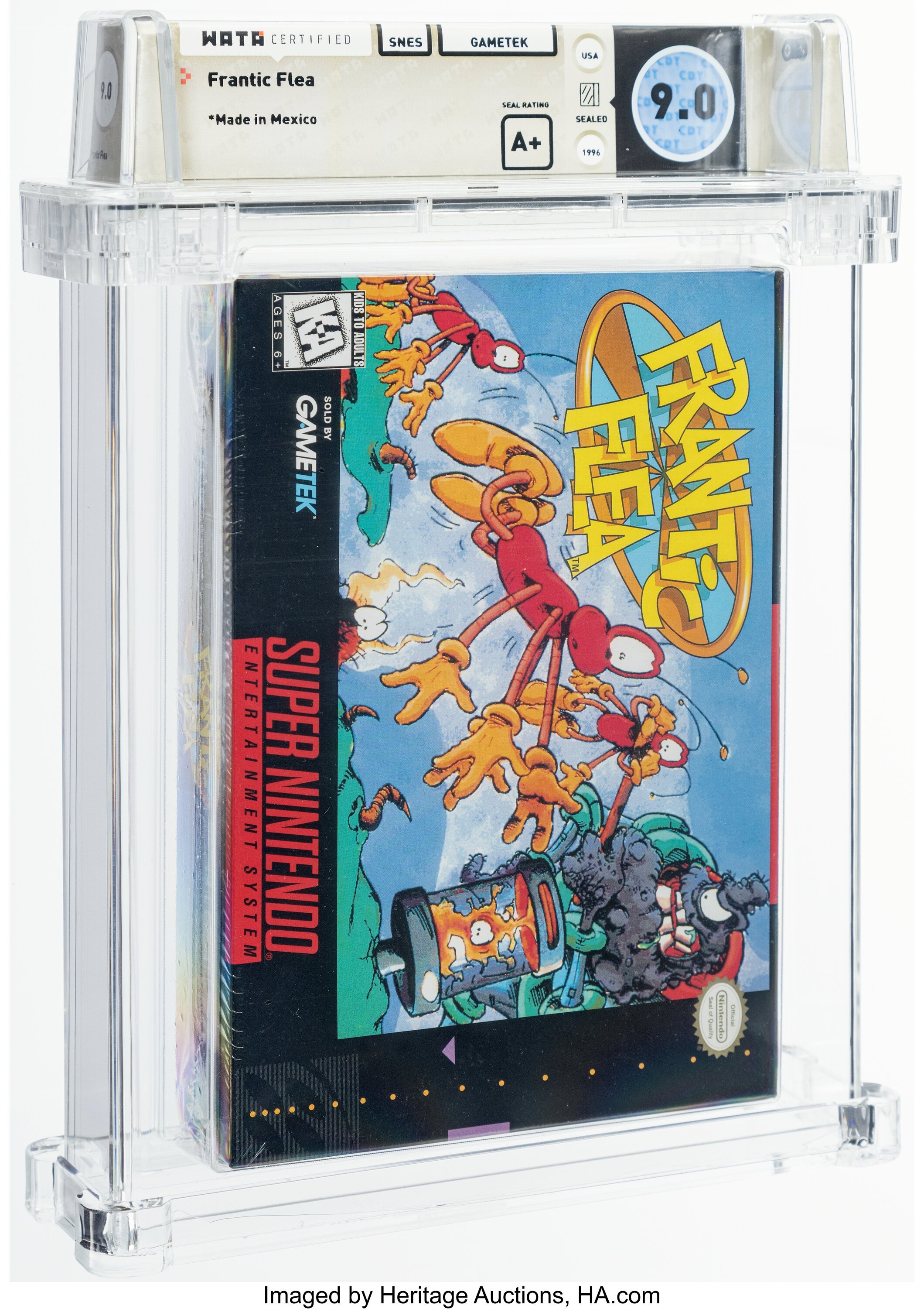 Frantic Flea Super Nintendo (SNES): PSA Pop Report + Loose / CIB / Sealed Prices 2026