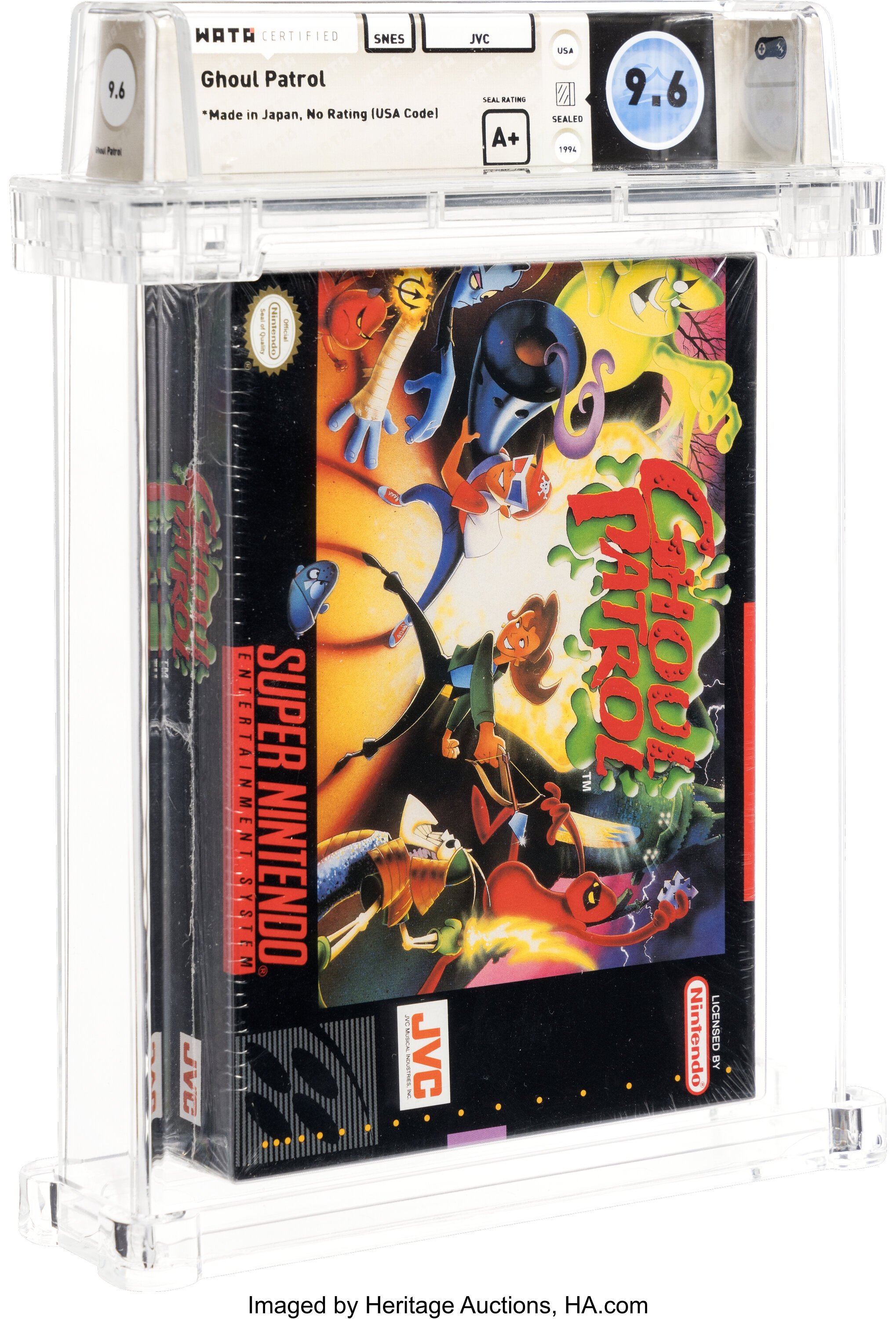 Ghoul Patrol Super Nintendo (SNES): PSA Pop Report + Loose / CIB / Sealed Prices 2026