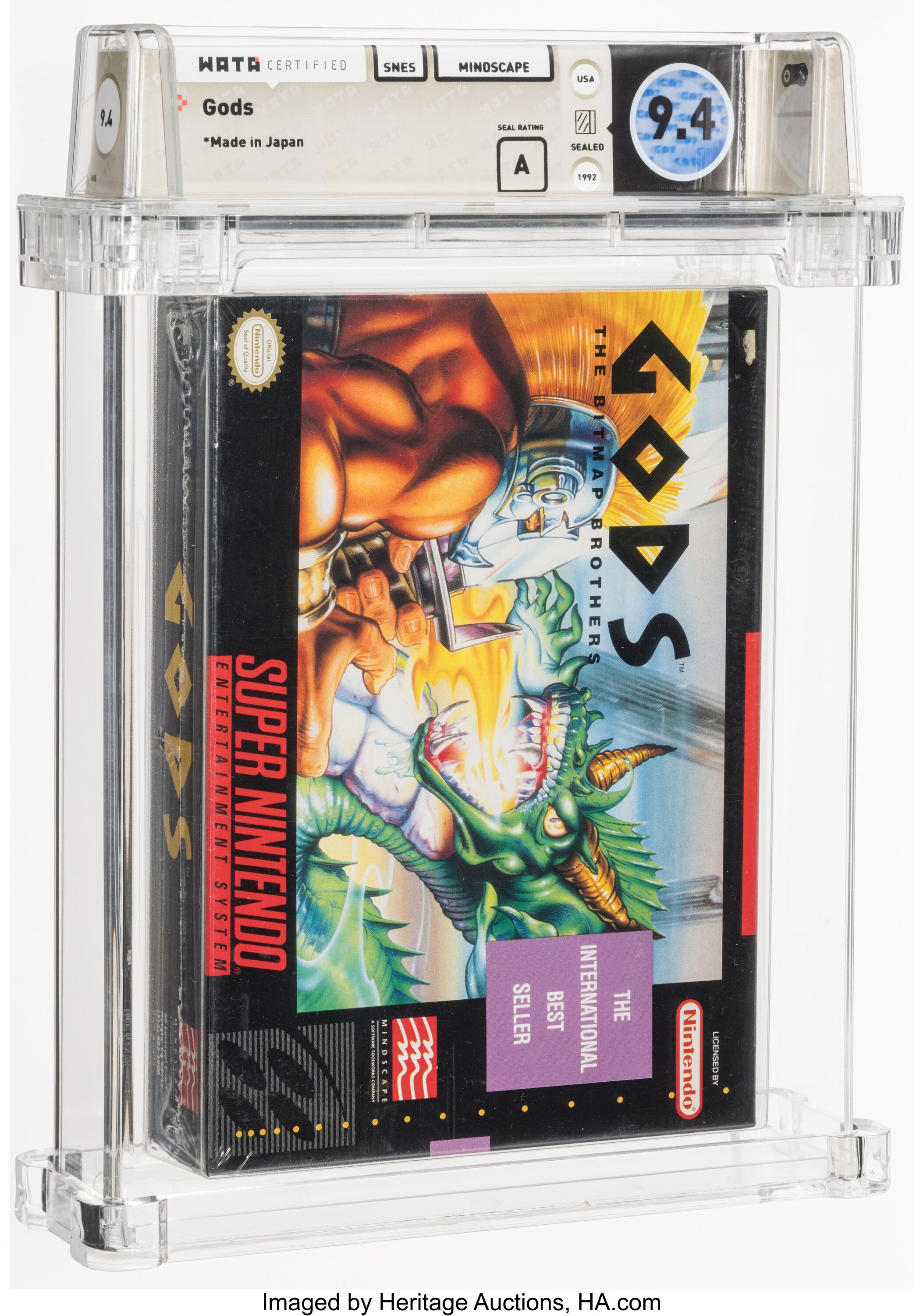 Gods Super Nintendo (SNES): PSA Pop Report + Loose / CIB / Sealed Prices 2026