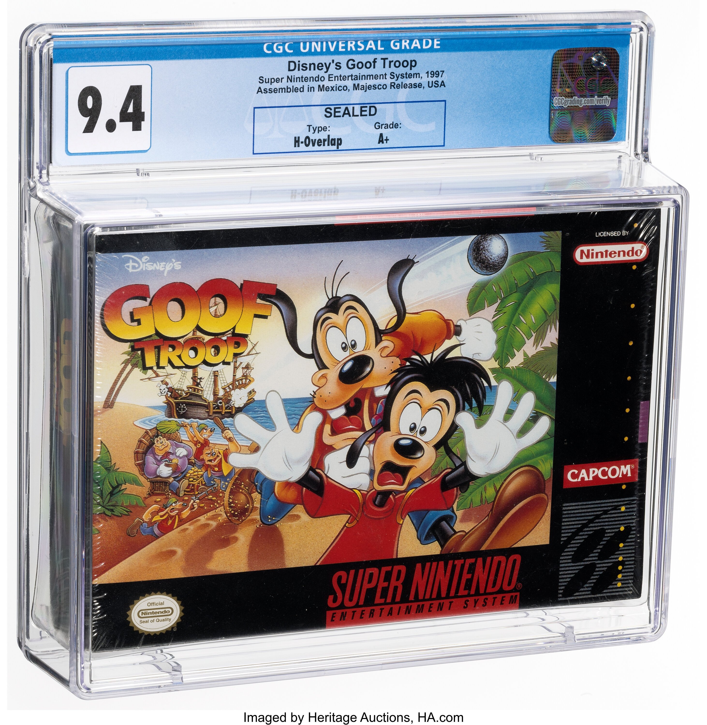 Goof Troop Super Nintendo (SNES): PSA Pop Report + Loose / CIB / Sealed Prices 2026