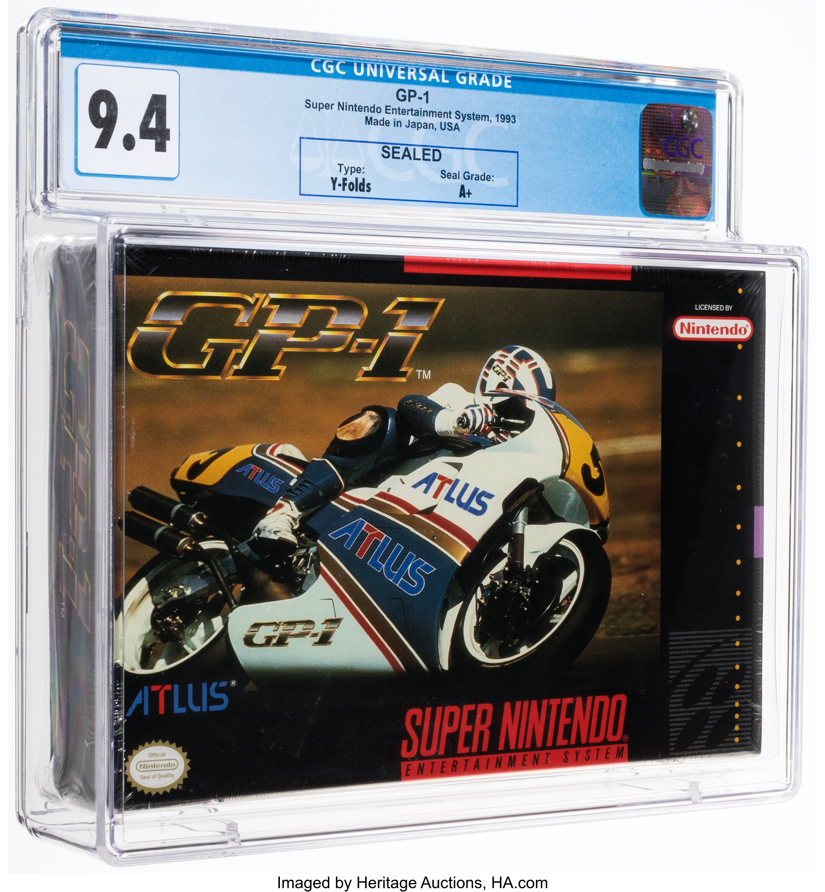 GP-1 Super Nintendo (SNES): PSA Pop Report + Loose / CIB / Sealed Prices 2026