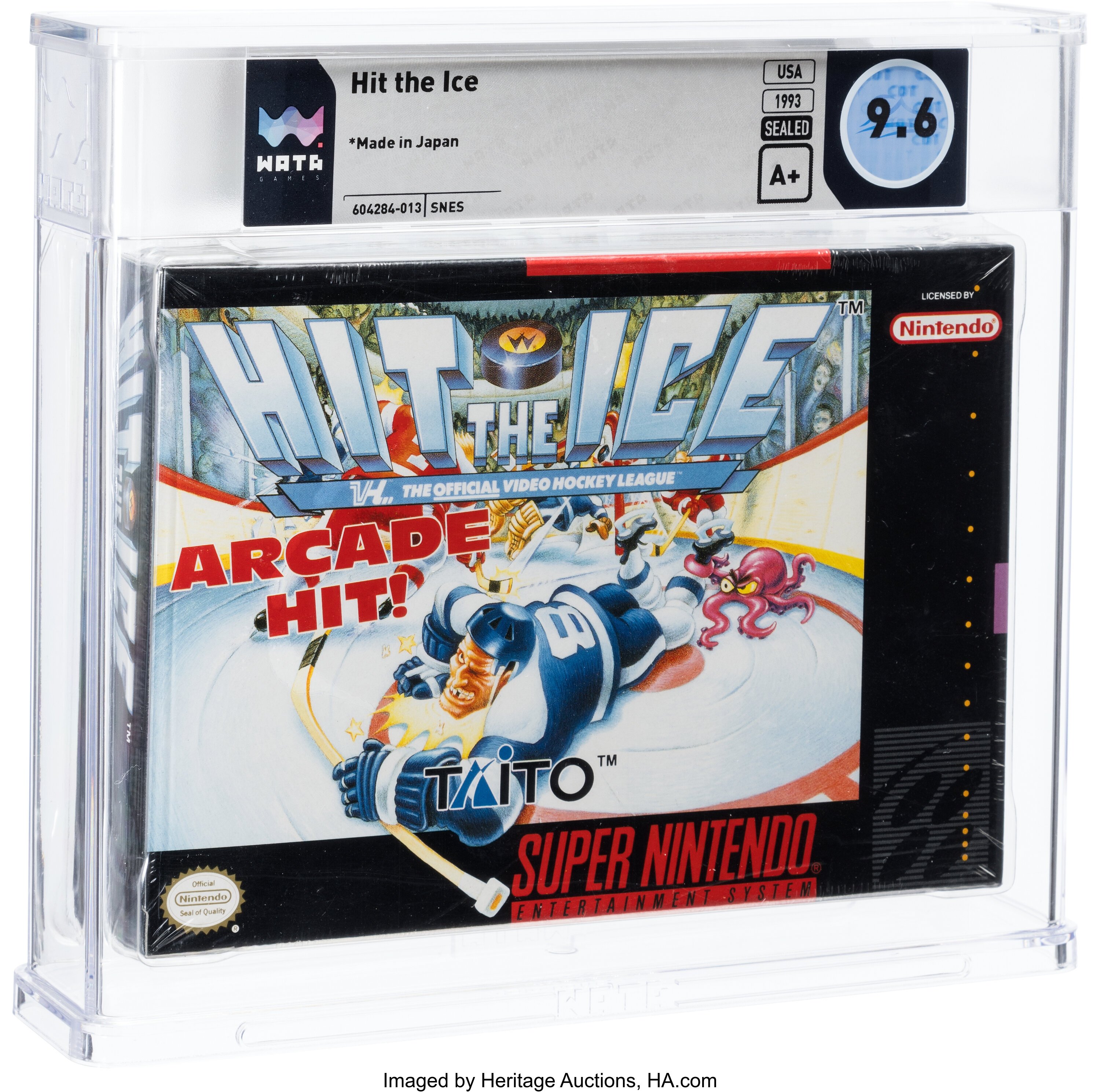 Hit the Ice Super Nintendo (SNES): PSA Pop Report + Loose / CIB / Sealed Prices 2026