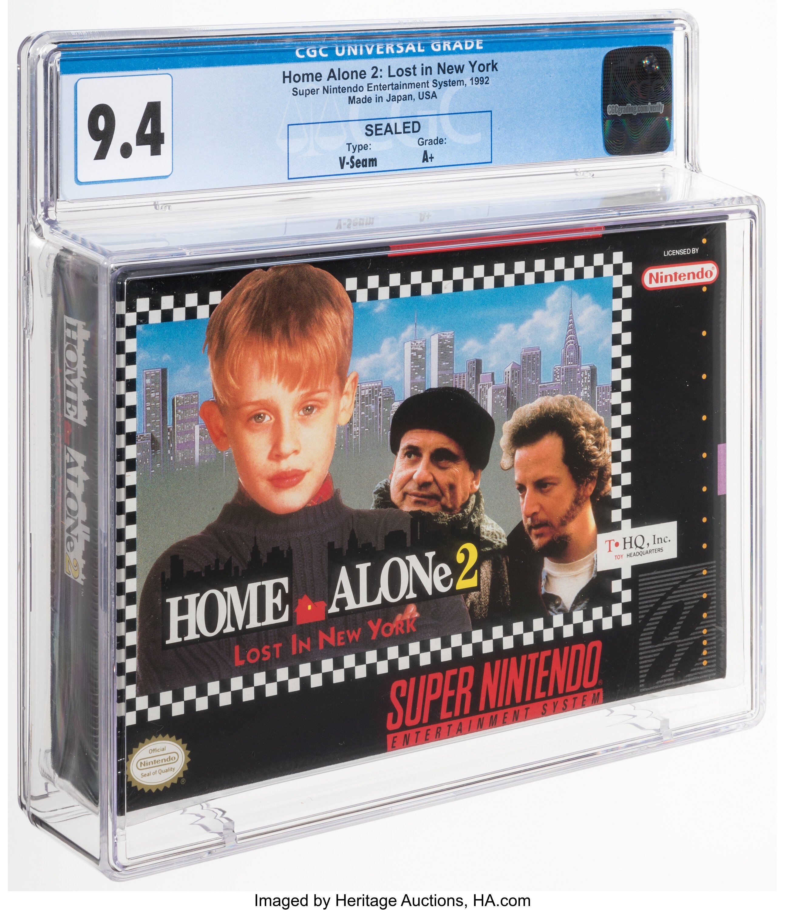 Home Alone 2: Lost in New York Super Nintendo (SNES): PSA Pop Report + Loose / CIB / Sealed Prices 2026