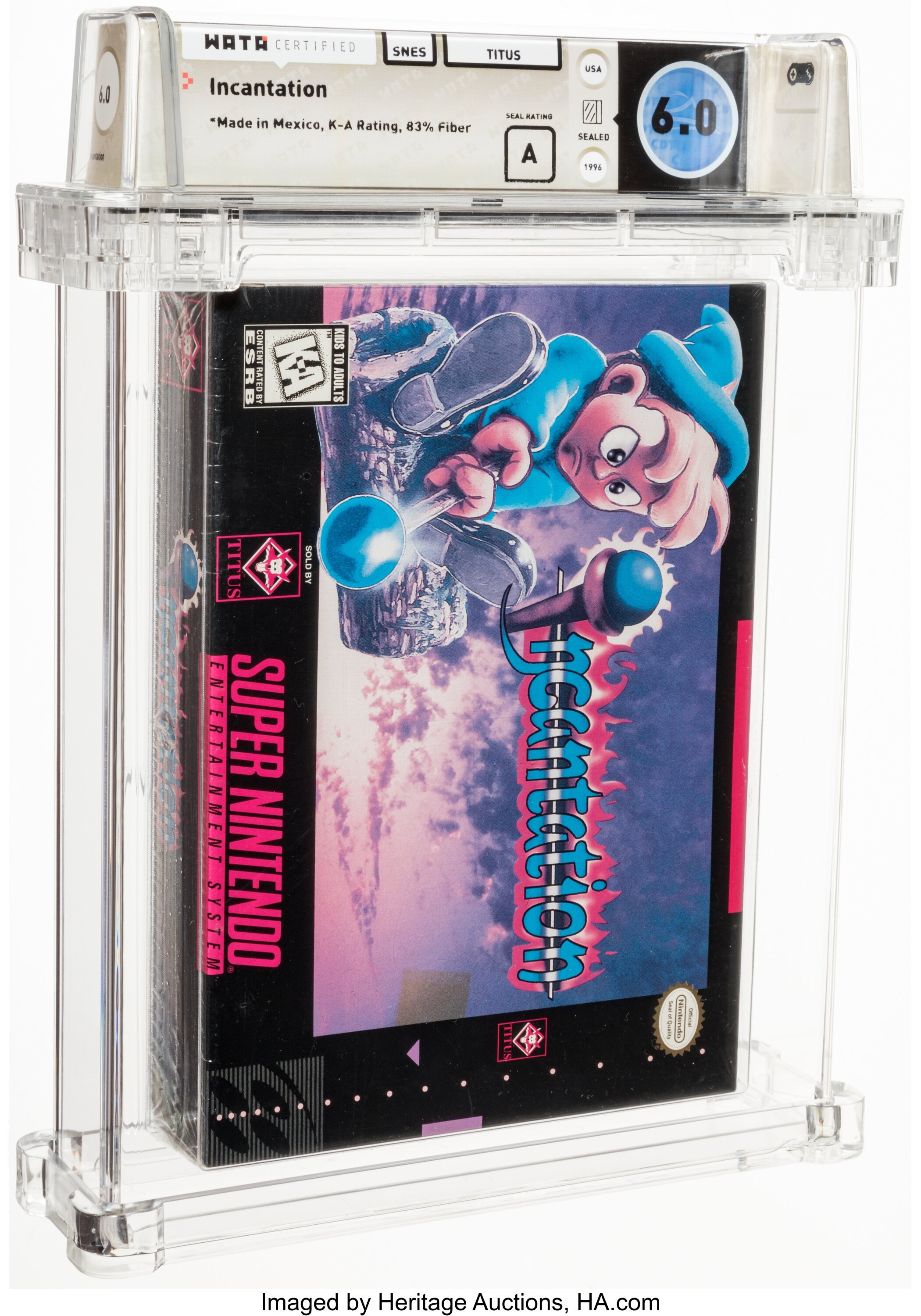 Incantation Super Nintendo (SNES): PSA Pop Report + Loose / CIB / Sealed Prices 2026