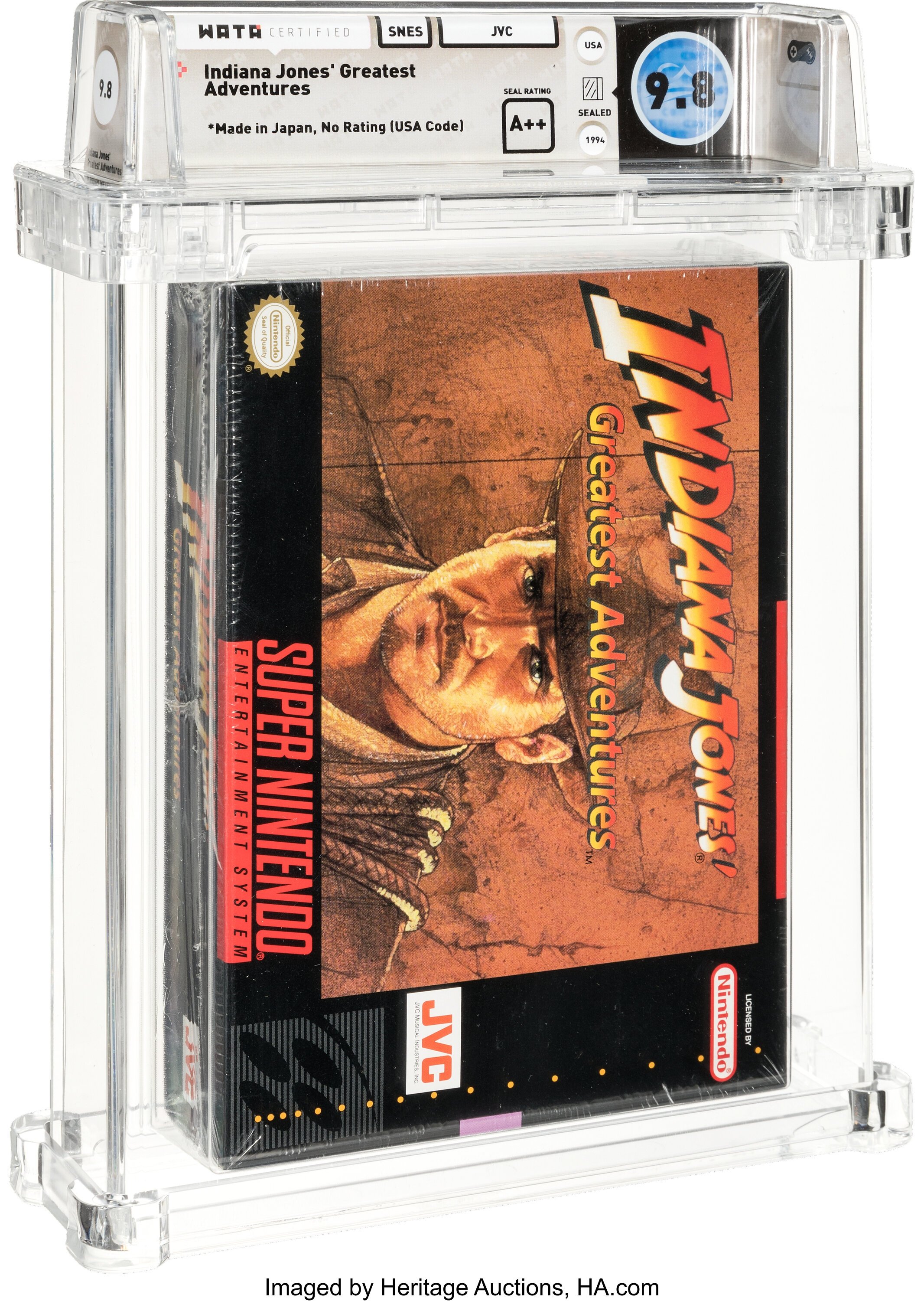 Indiana Jones' Greatest Adventures Super Nintendo (SNES): PSA Pop Report + Loose / CIB / Sealed Prices 2026