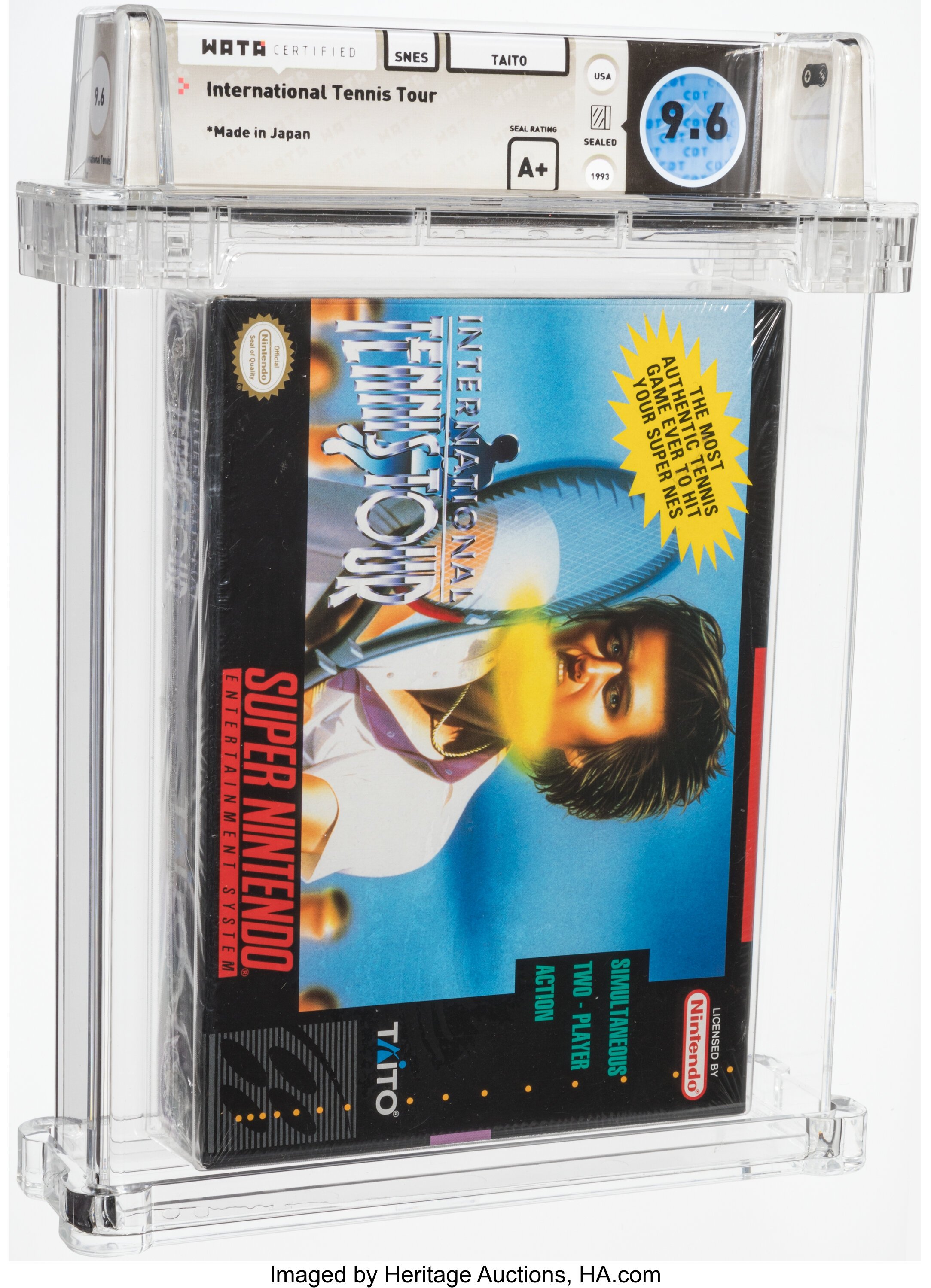 International Tennis Tour Super Nintendo (SNES): PSA Pop Report + Loose / CIB / Sealed Prices 2026
