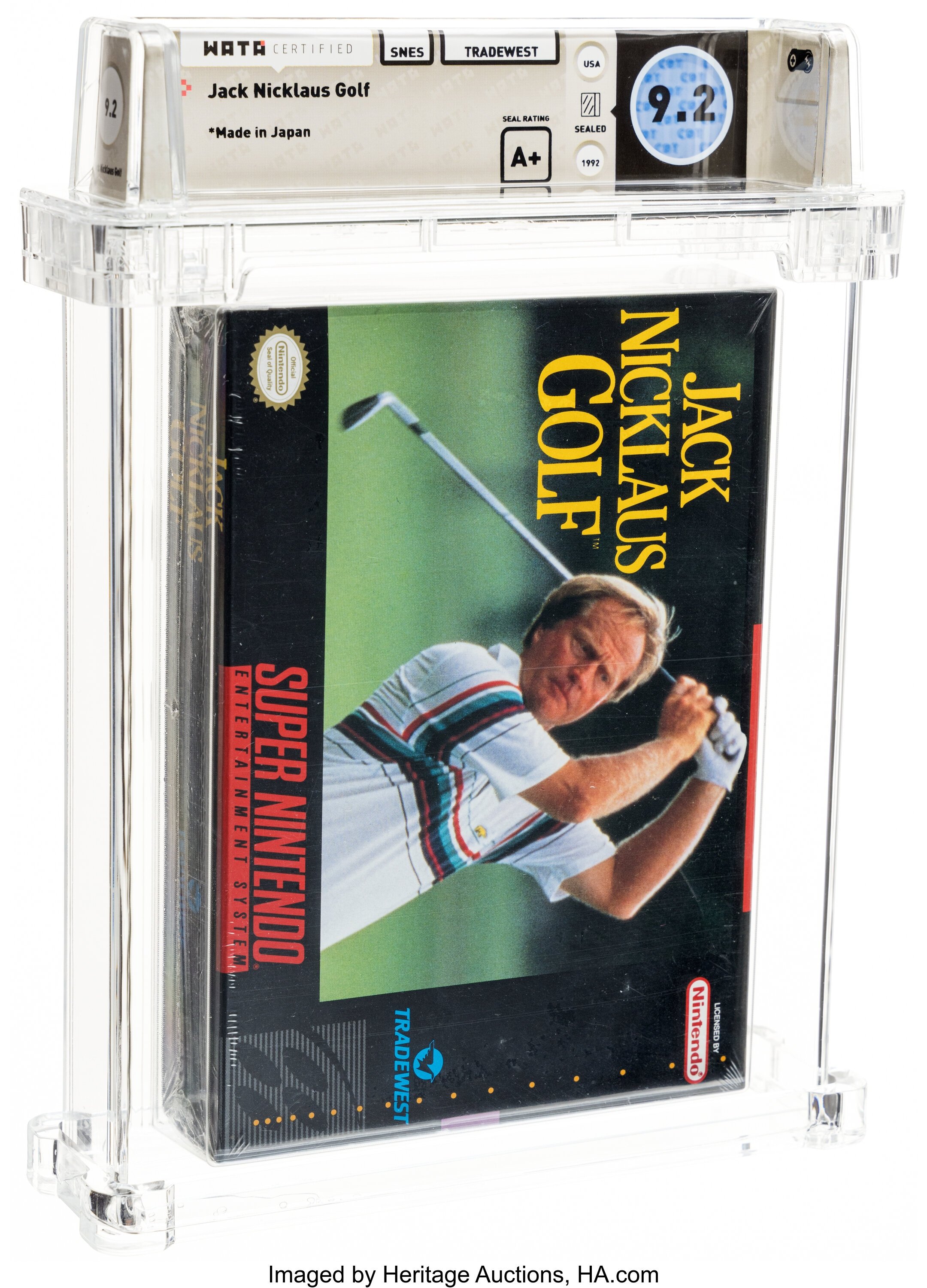 Jack Nicklaus Golf Super Nintendo (SNES): PSA Pop Report + Loose / CIB / Sealed Prices 2026
