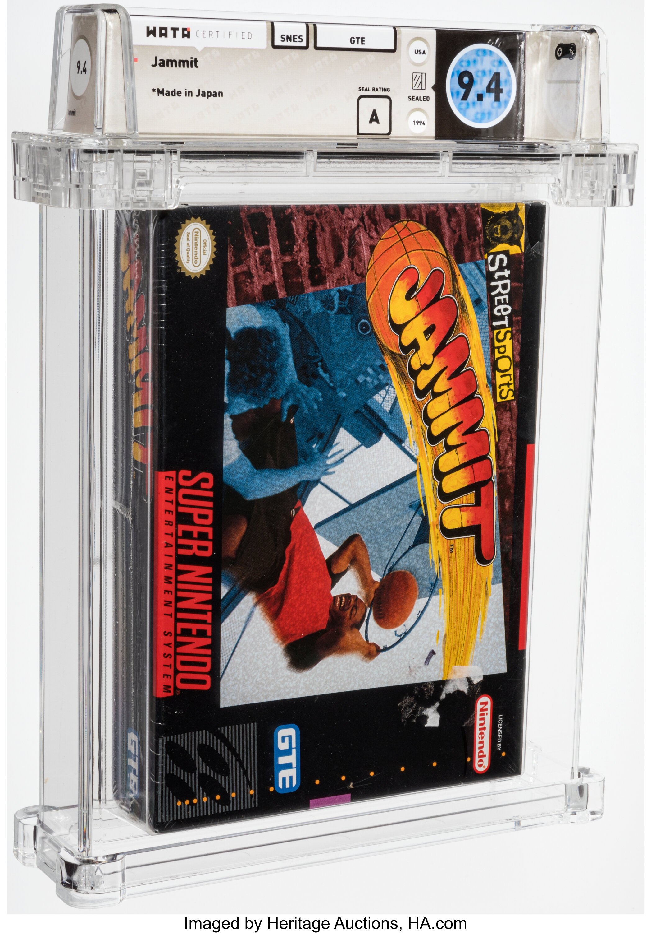 Jammit Super Nintendo (SNES): PSA Pop Report + Loose / CIB / Sealed Prices 2026