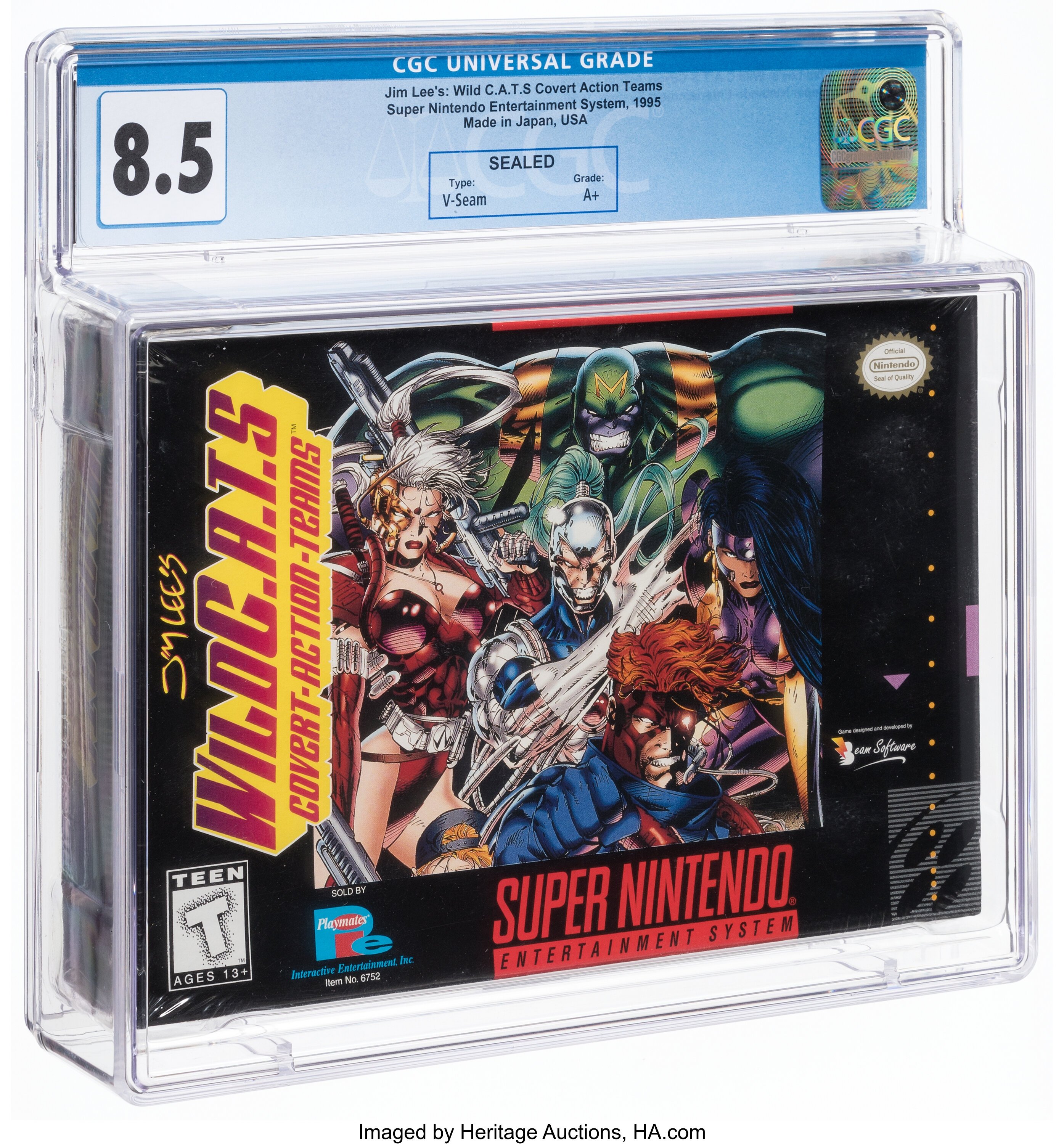Jim Lee's WildC.A.T.S: Covert Action Teams Super Nintendo (SNES): PSA Pop Report + Loose / CIB / Sealed Prices 2026