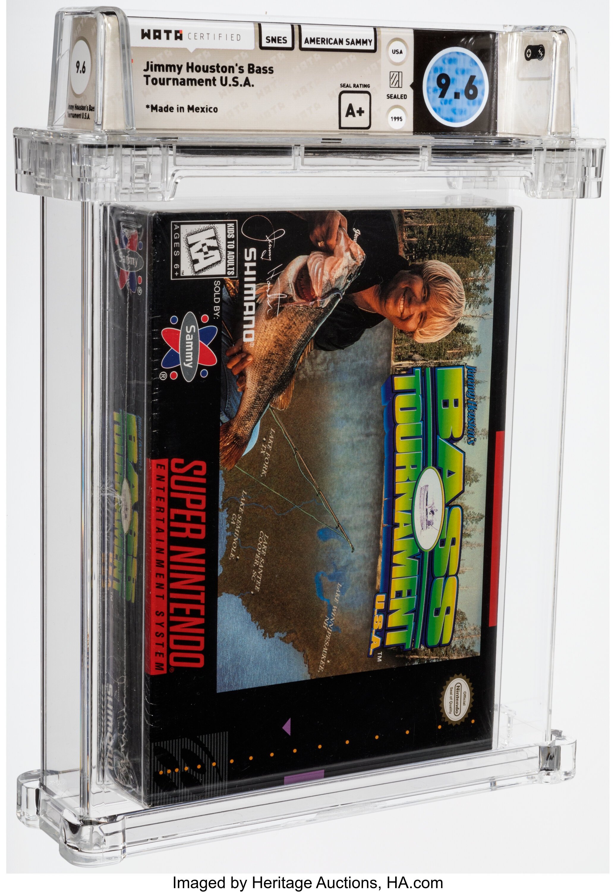Jimmy Houston's Bass Tournament U.S.A. Super Nintendo (SNES): PSA Pop Report + Loose / CIB / Sealed Prices 2026