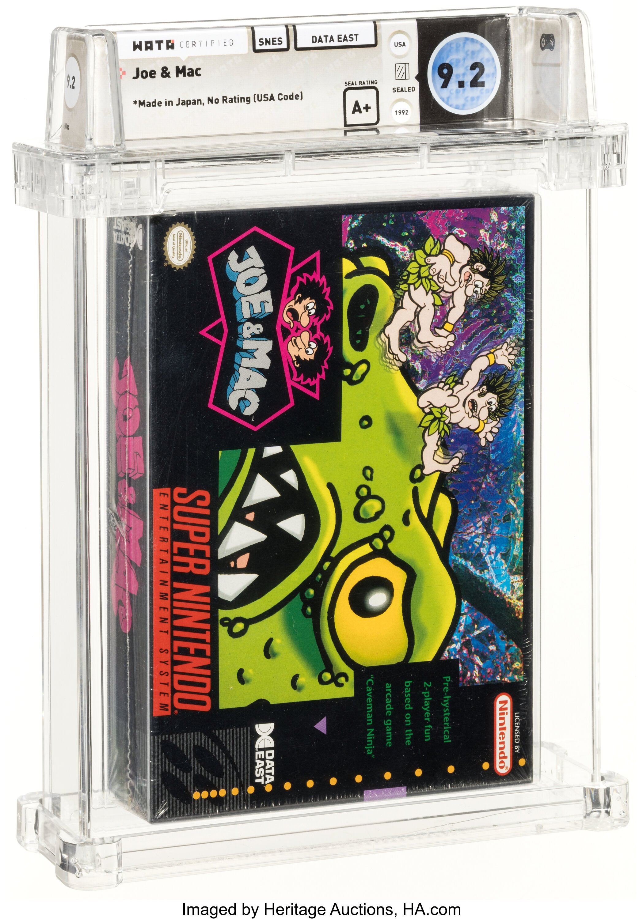Joe & Mac Super Nintendo (SNES): PSA Pop Report + Loose / CIB / Sealed Prices 2026