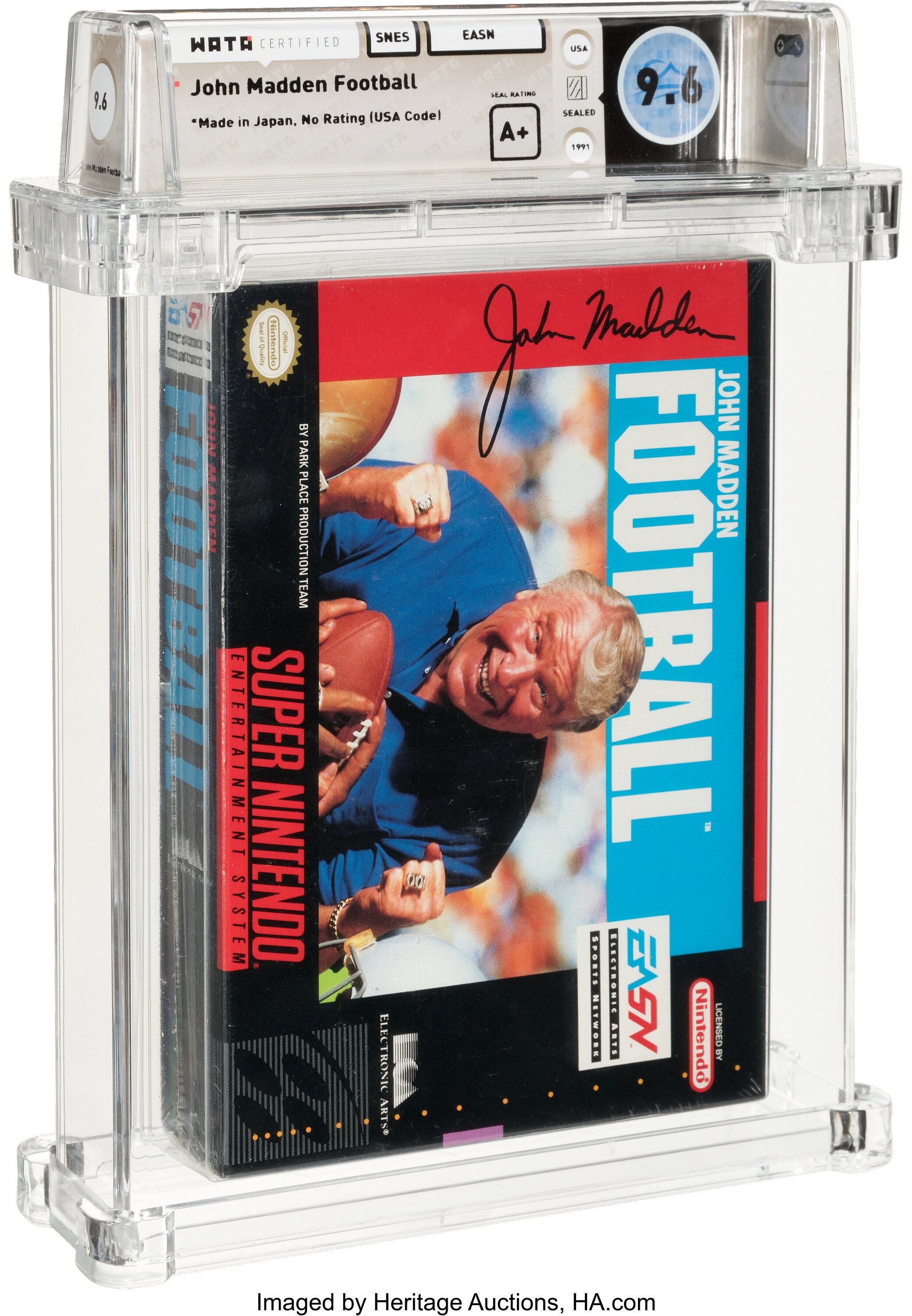John Madden Football Super Nintendo (SNES): PSA Pop Report + Loose / CIB / Sealed Prices 2026