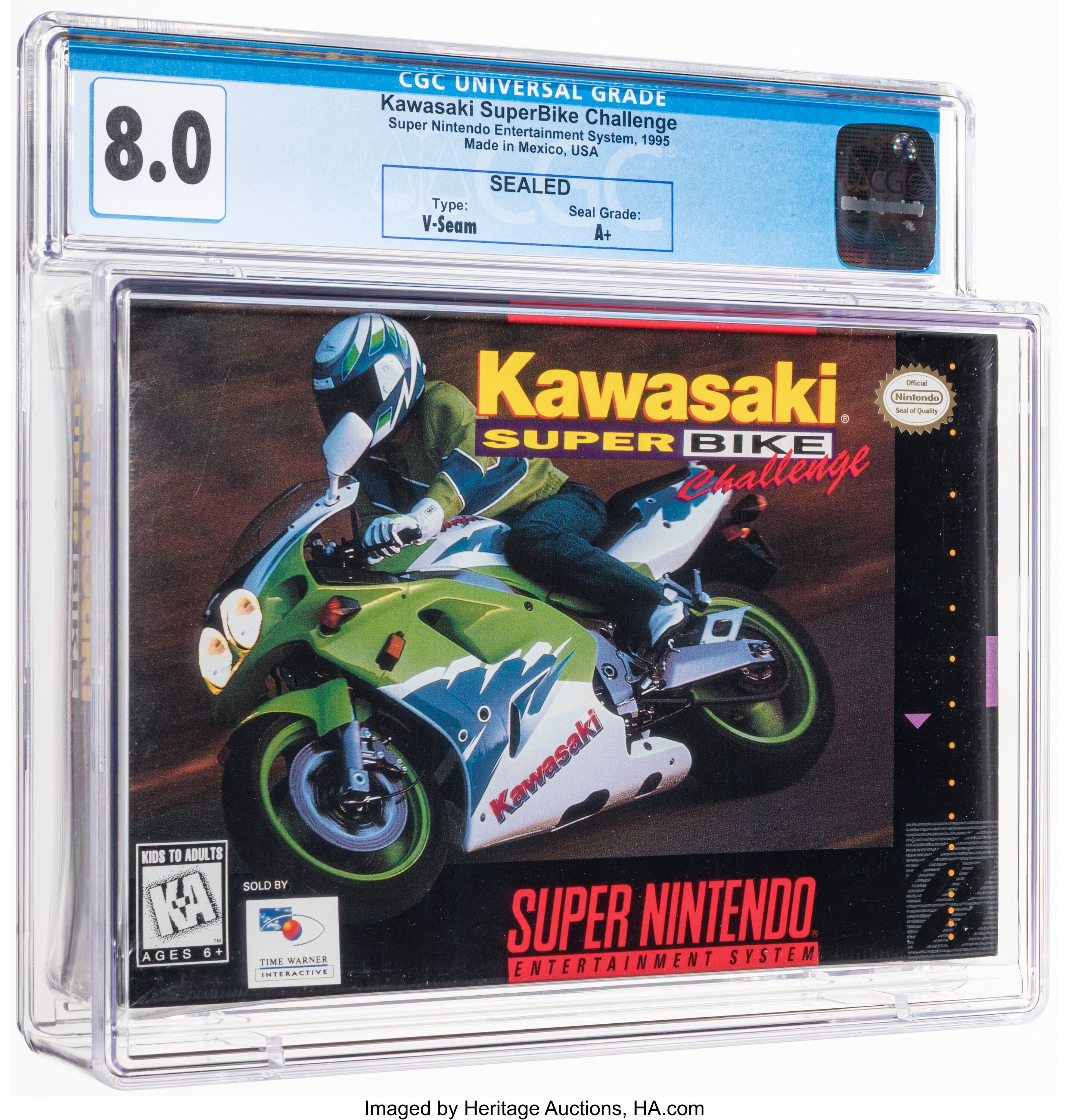 Kawasaki Superbike Challenge Super Nintendo (SNES): PSA Pop Report + Loose / CIB / Sealed Prices 2026