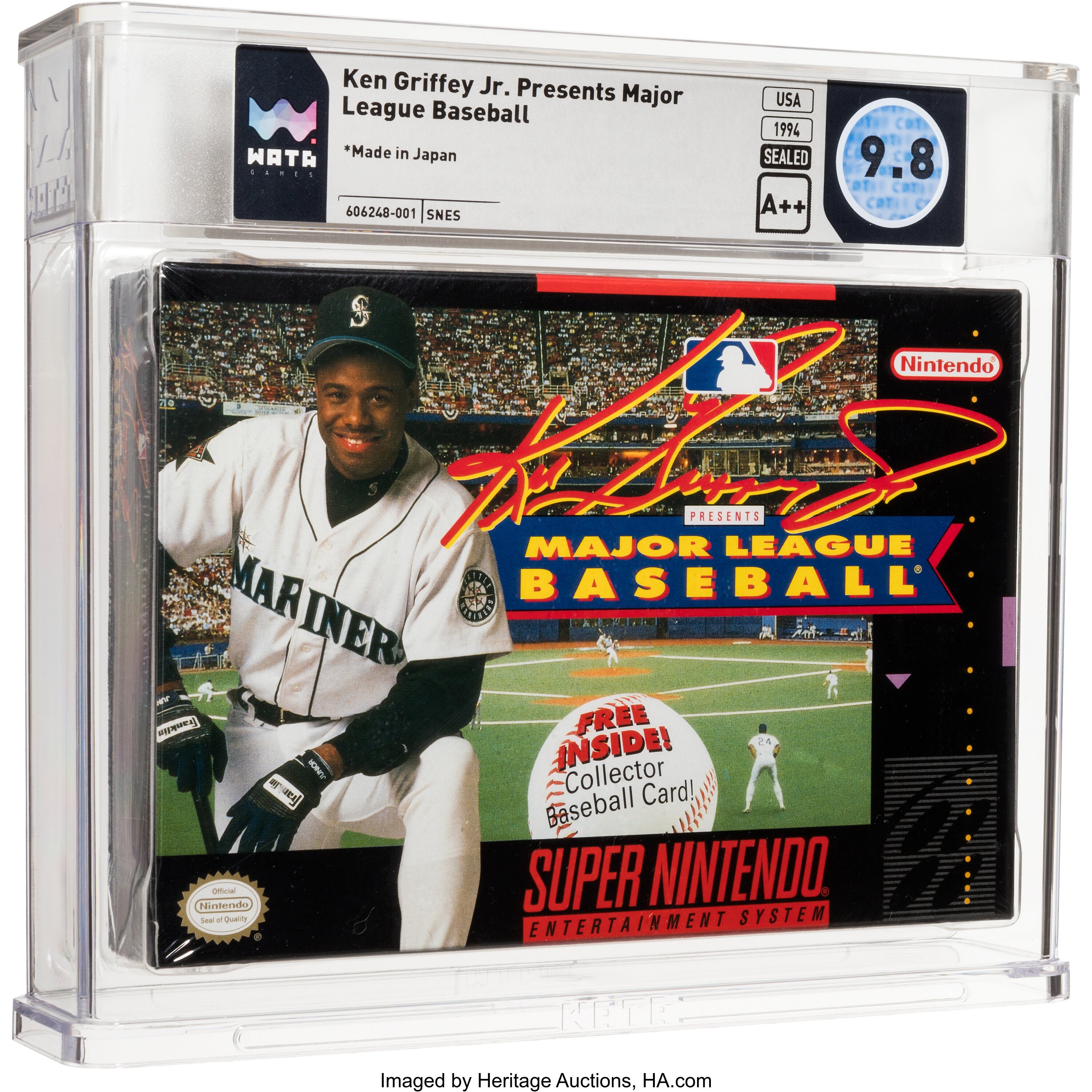 Ken Griffey Jr. Presents Major League Baseball Super Nintendo (SNES): PSA Pop Report + Loose / CIB / Sealed Prices 2026