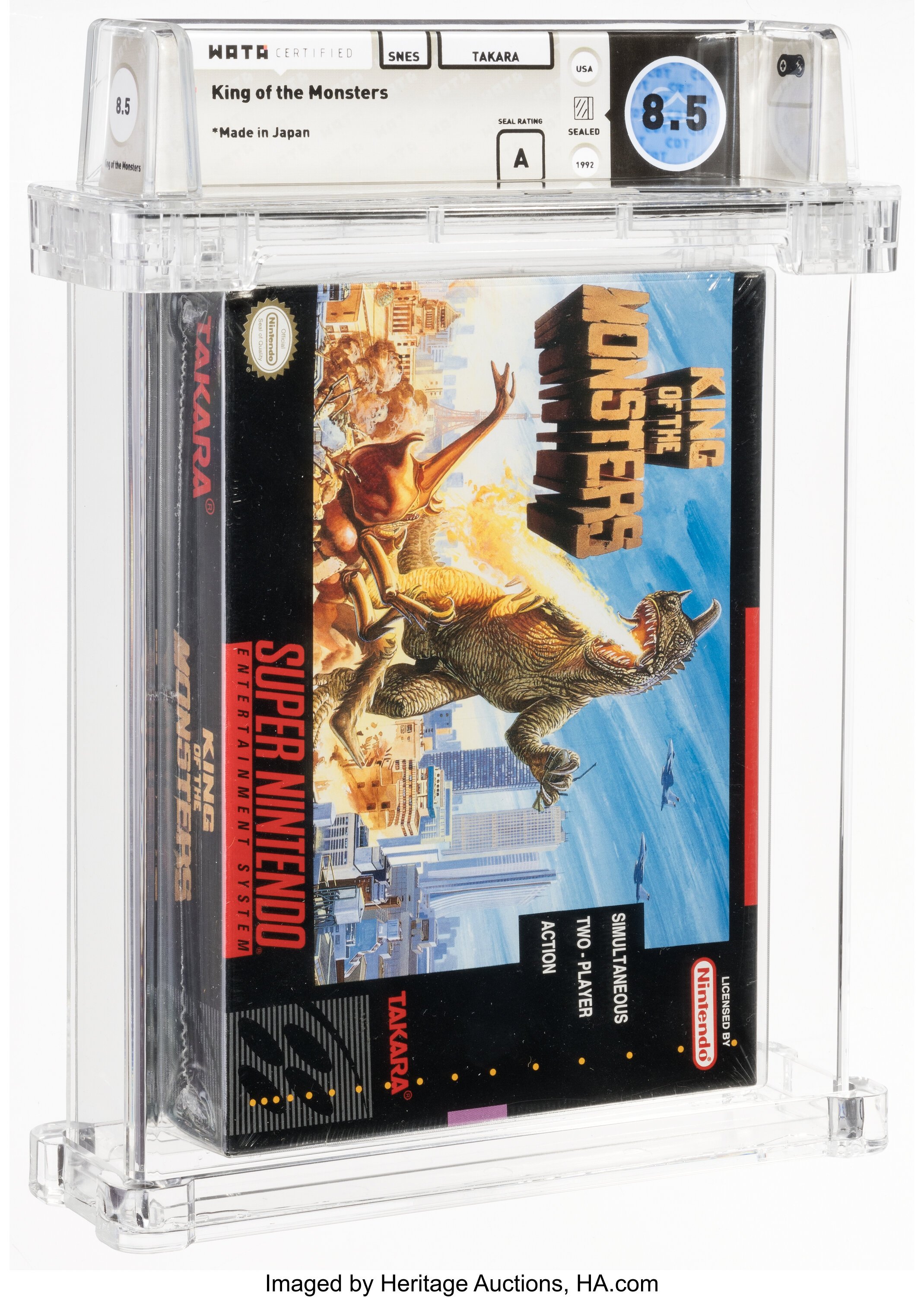 King of the Monsters Super Nintendo (SNES): PSA Pop Report + Loose / CIB / Sealed Prices 2026