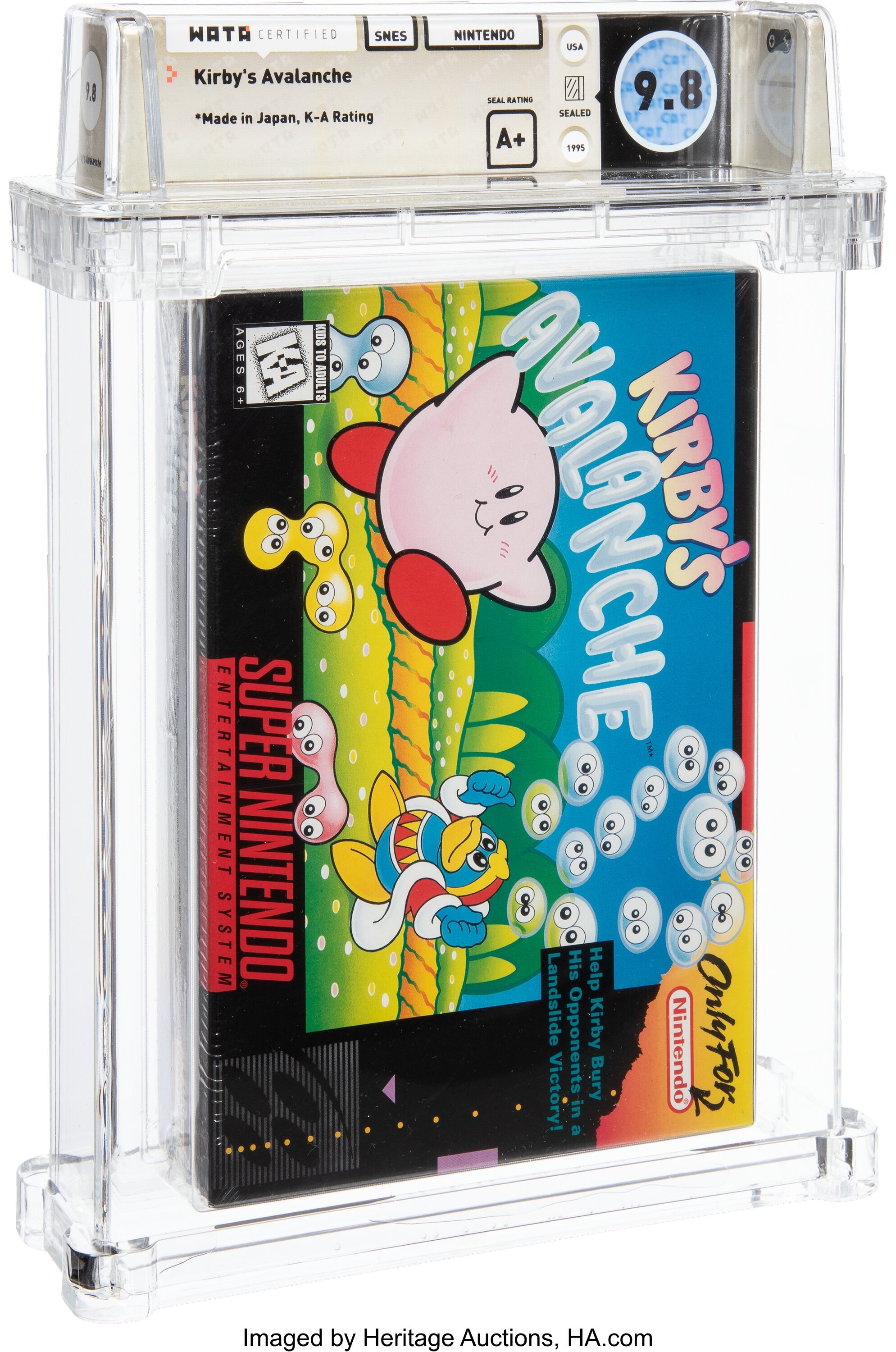 Kirby's Avalanche Super Nintendo (SNES): PSA Pop Report + Loose / CIB / Sealed Prices 2026