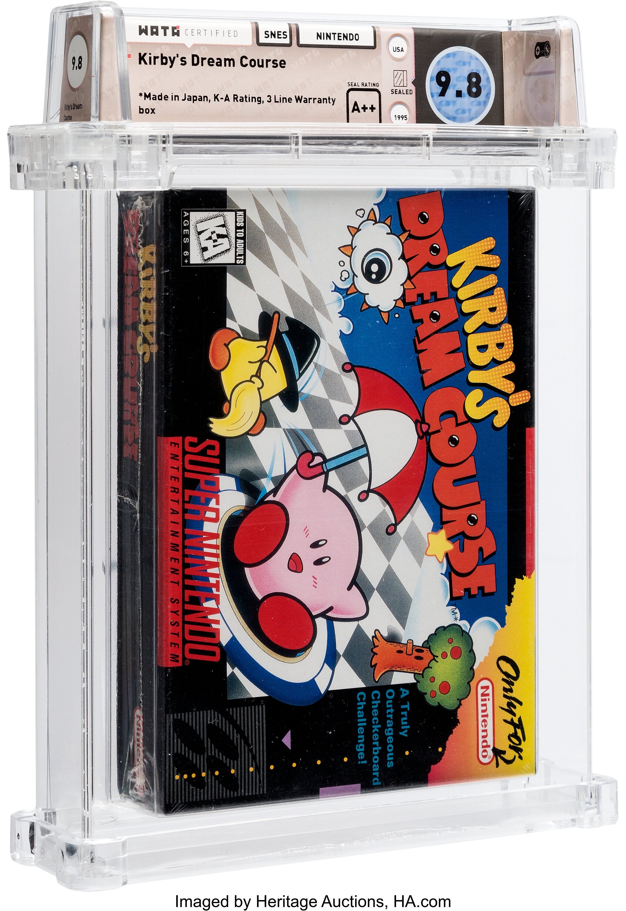 Kirby's Dream Course Super Nintendo (SNES): PSA Pop Report + Loose / CIB / Sealed Prices 2026