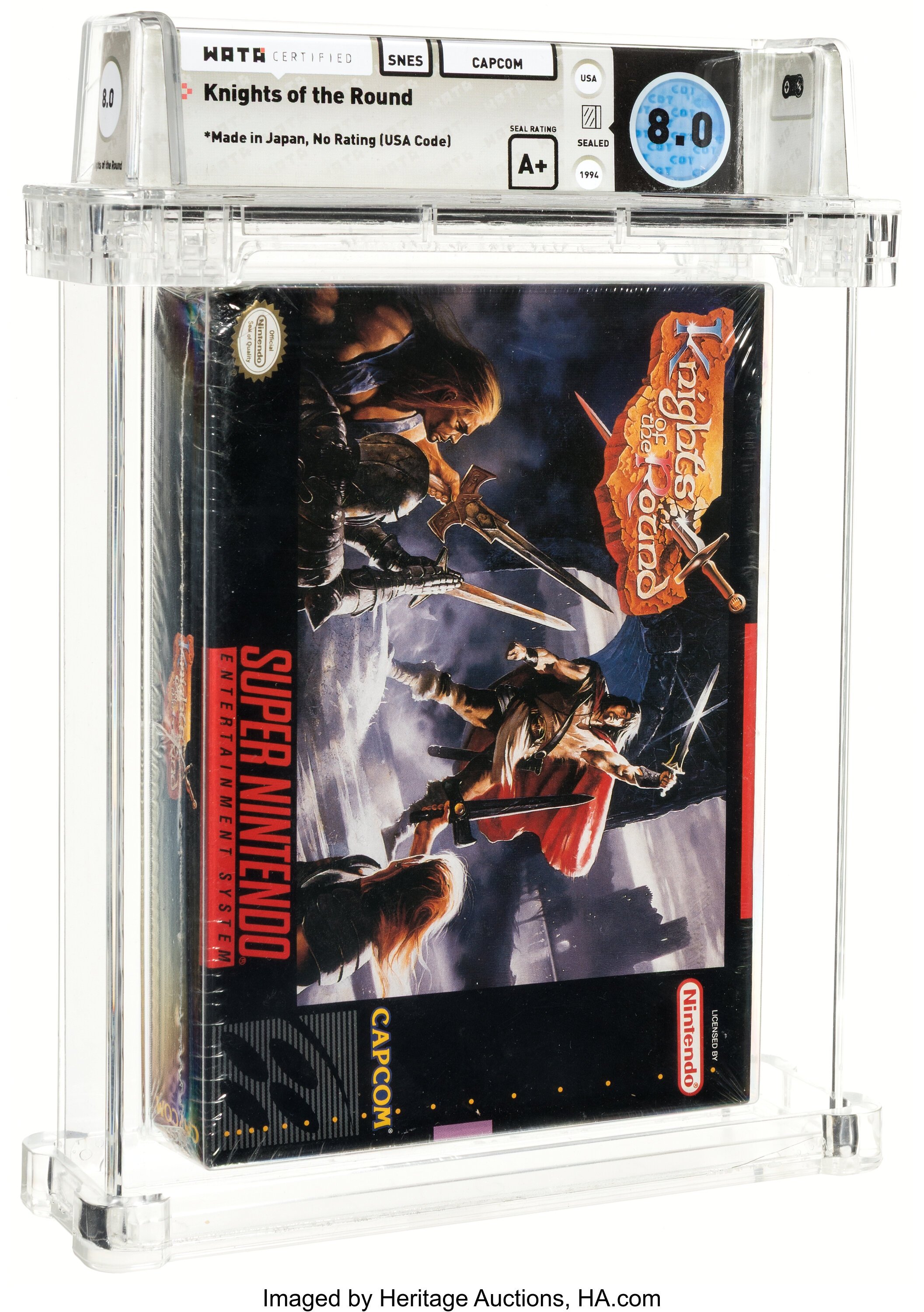Knights of the Round Super Nintendo (SNES): PSA Pop Report + Loose / CIB / Sealed Prices 2026