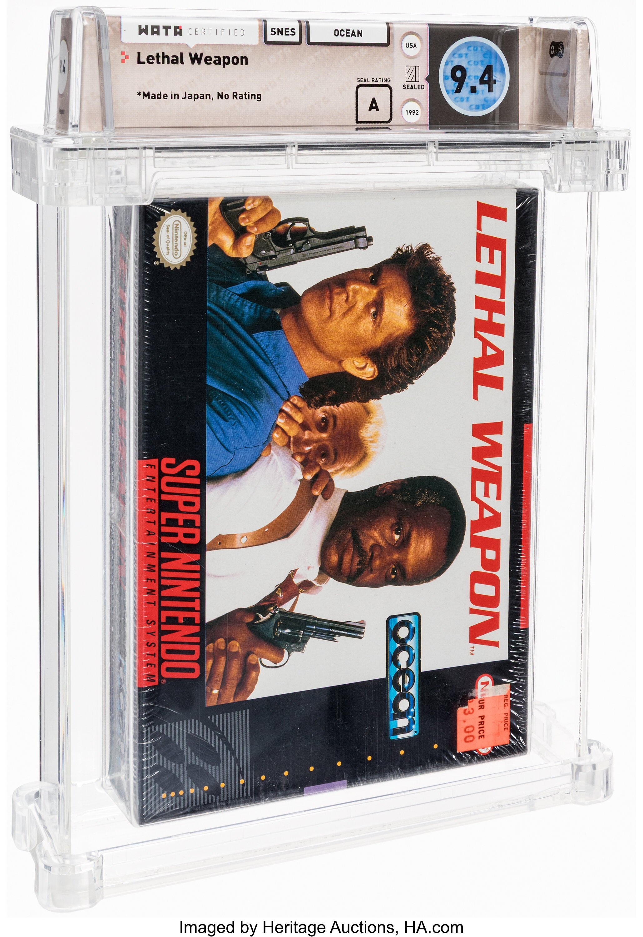 Lethal Weapon Super Nintendo (SNES): PSA Pop Report + Loose / CIB / Sealed Prices 2026