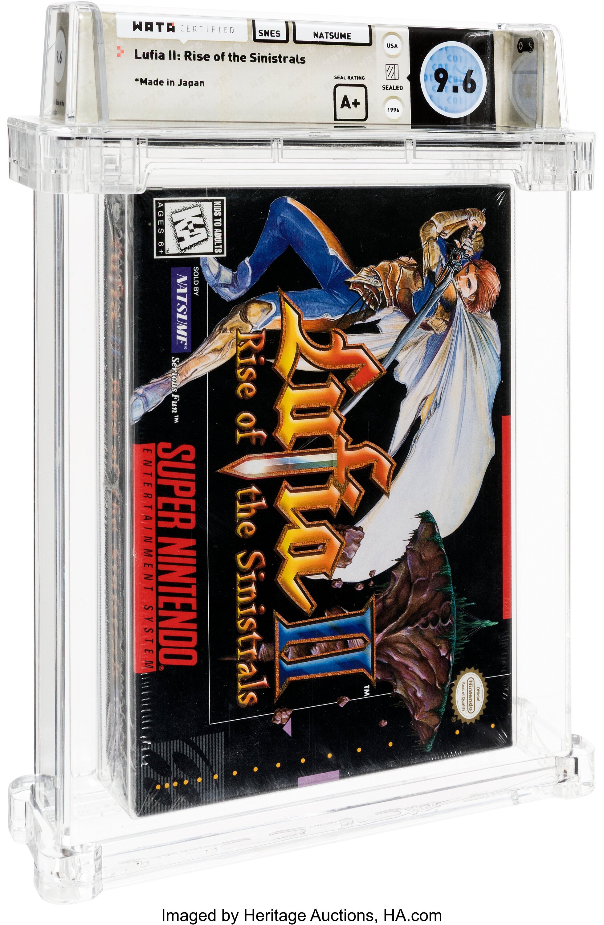 Lufia II: Rise of the Sinistrals Super Nintendo (SNES): PSA Pop Report + Loose / CIB / Sealed Prices 2026