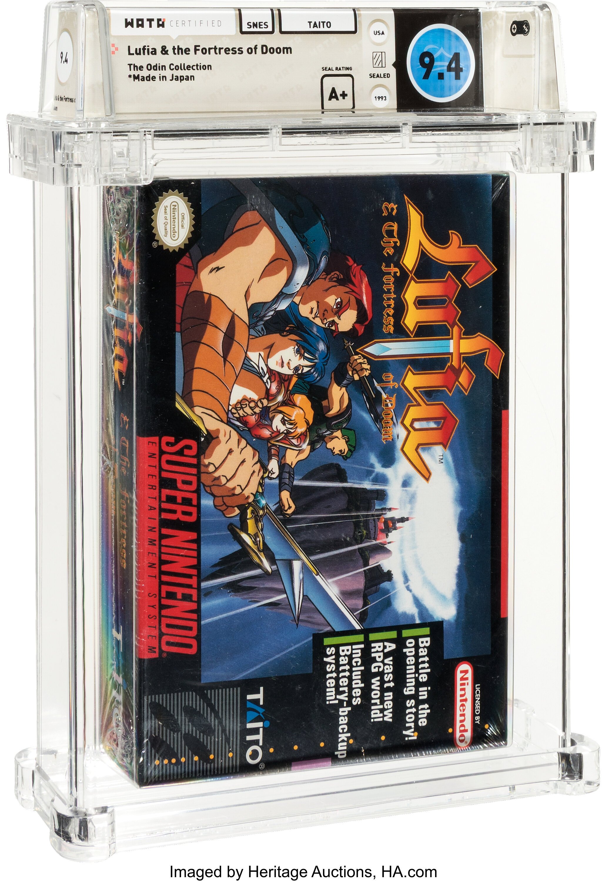 Lufia & the Fortress of Doom Super Nintendo (SNES): PSA Pop Report + Loose / CIB / Sealed Prices 2026