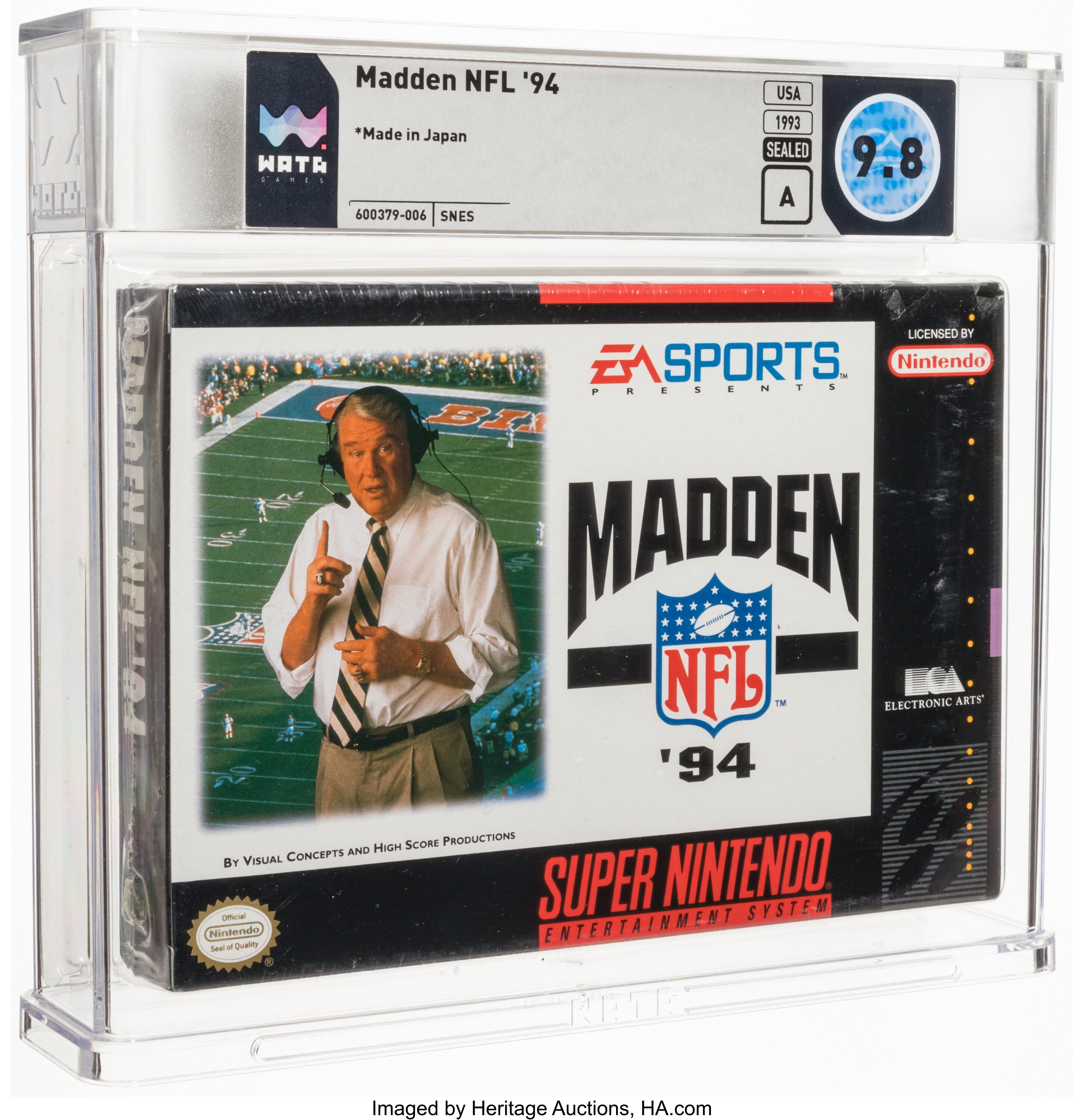 Madden NFL '94 Super Nintendo (SNES): PSA Pop Report + Loose / CIB / Sealed Prices 2026