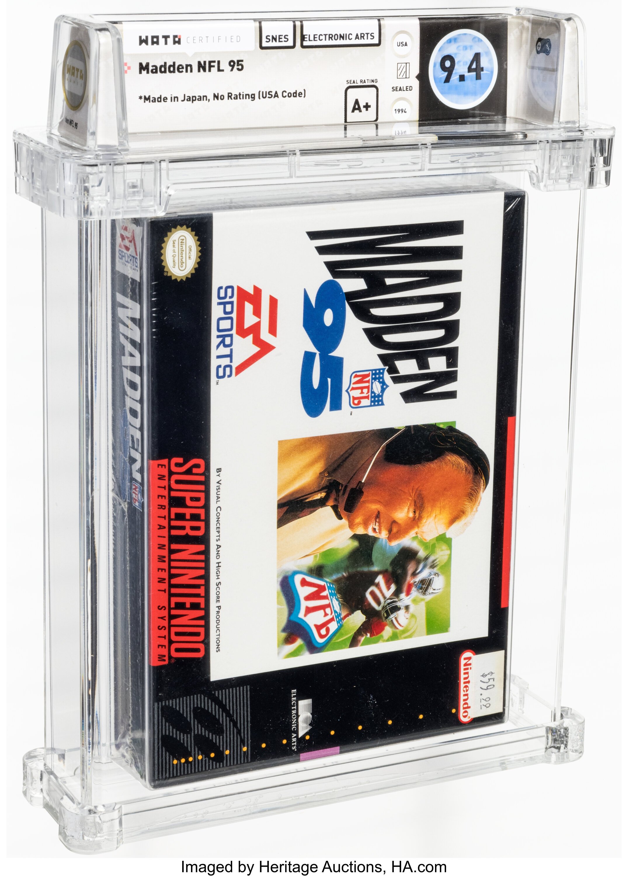 Madden NFL 95 Super Nintendo (SNES): PSA Pop Report + Loose / CIB / Sealed Prices 2026