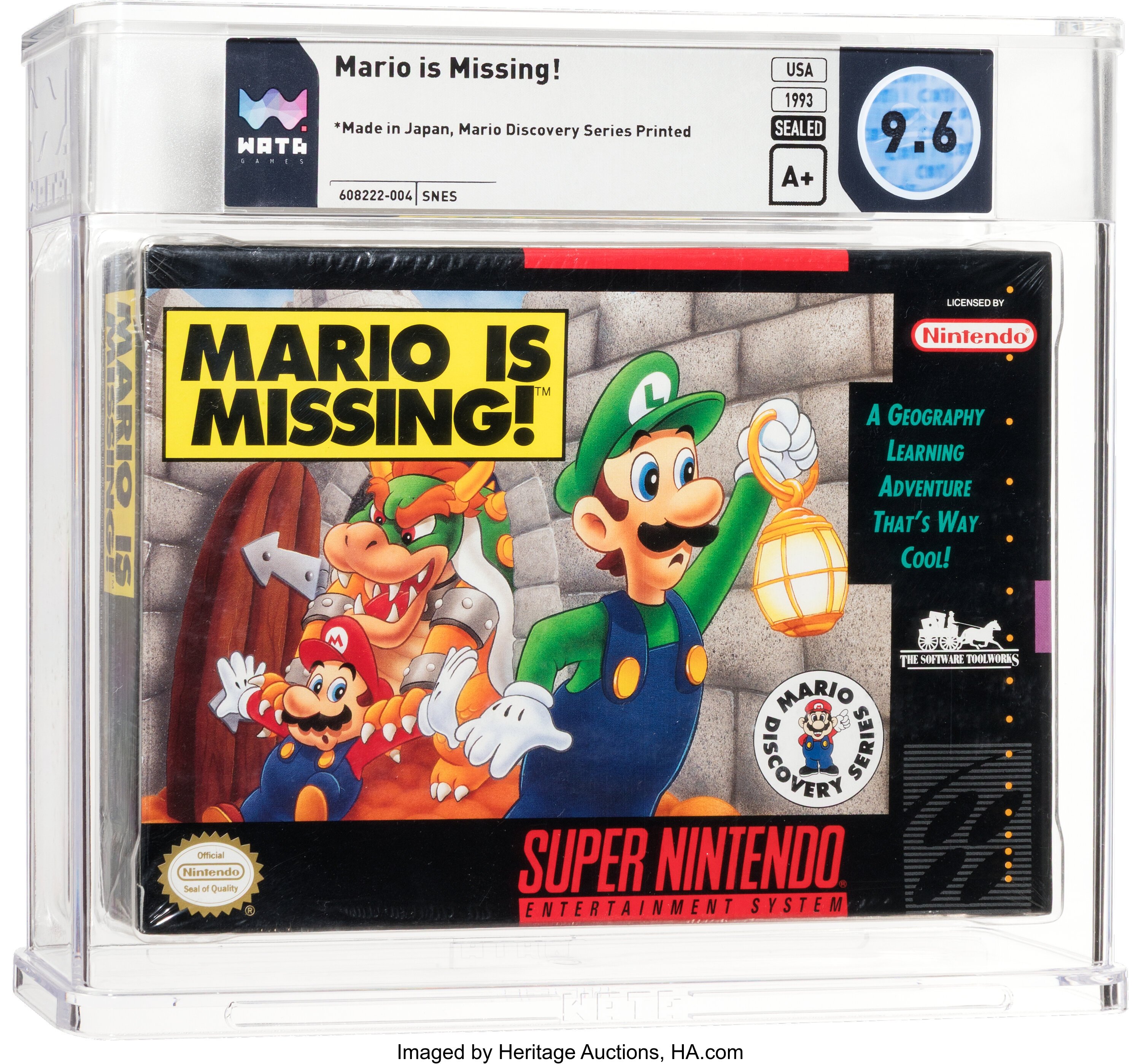 Mario is Missing! Super Nintendo (SNES): PSA Pop Report + Loose / CIB / Sealed Prices 2026