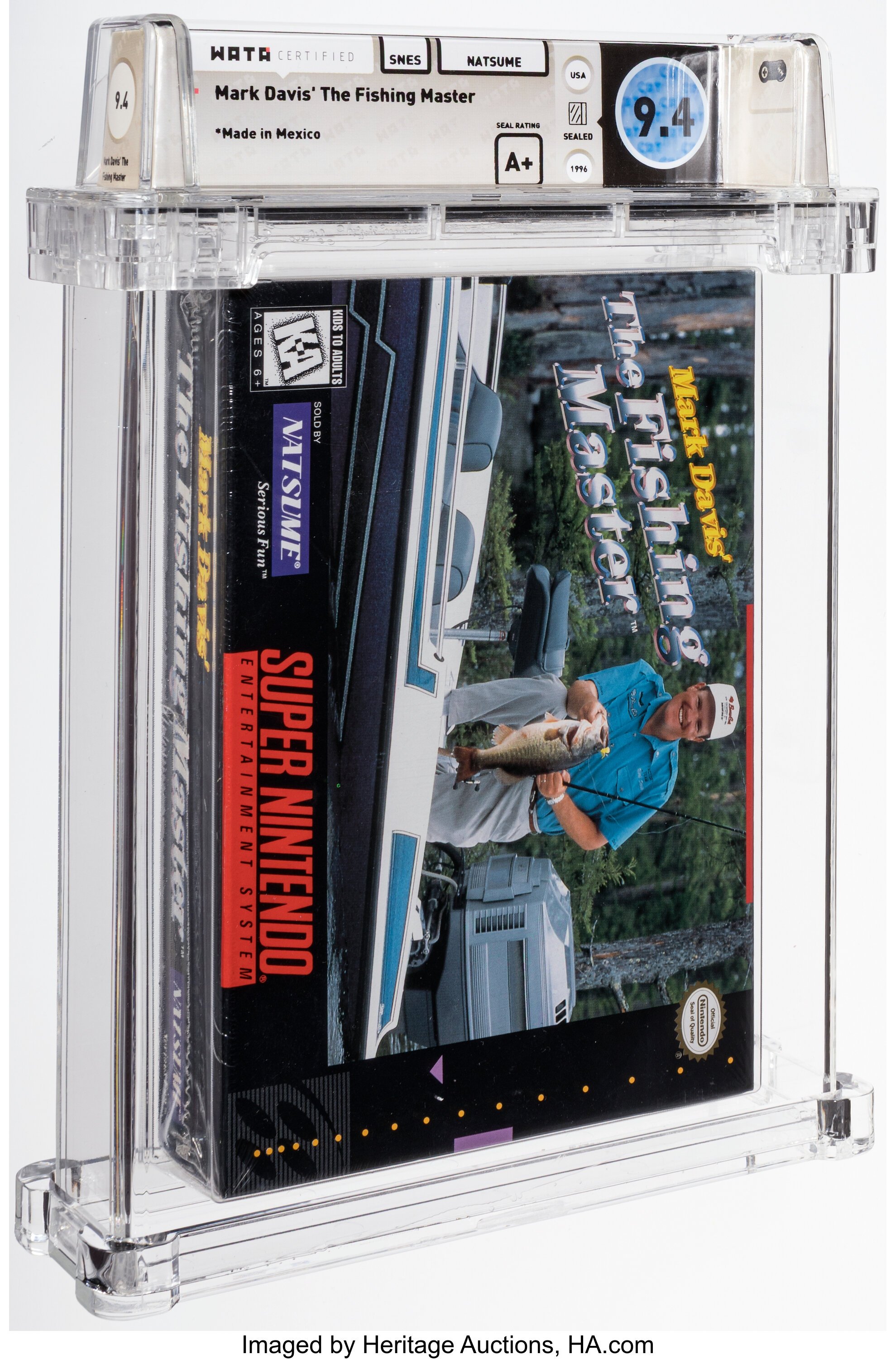 Mark Davis' The Fishing Master Super Nintendo (SNES): PSA Pop Report + Loose / CIB / Sealed Prices 2026