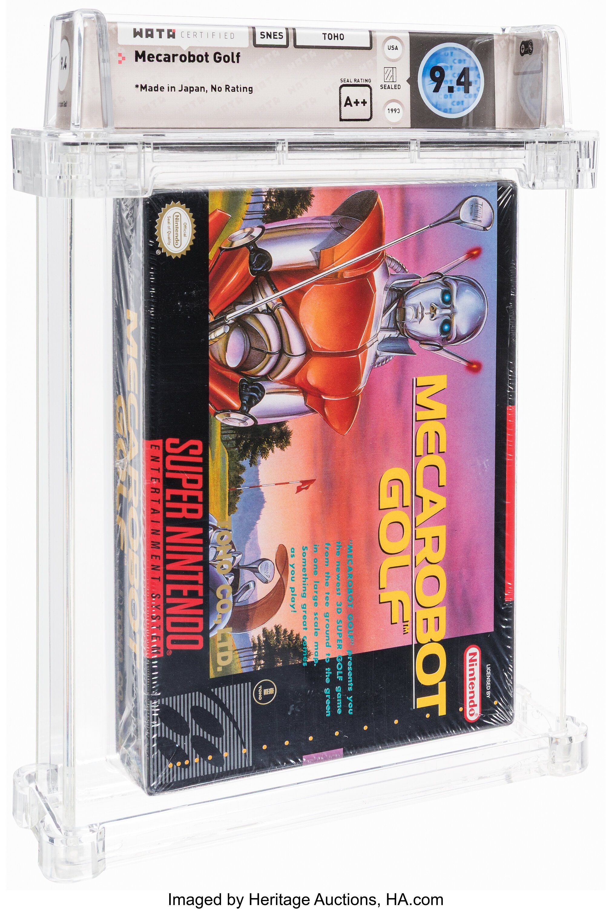 Mecarobot Golf Super Nintendo (SNES): PSA Pop Report + Loose / CIB / Sealed Prices 2026
