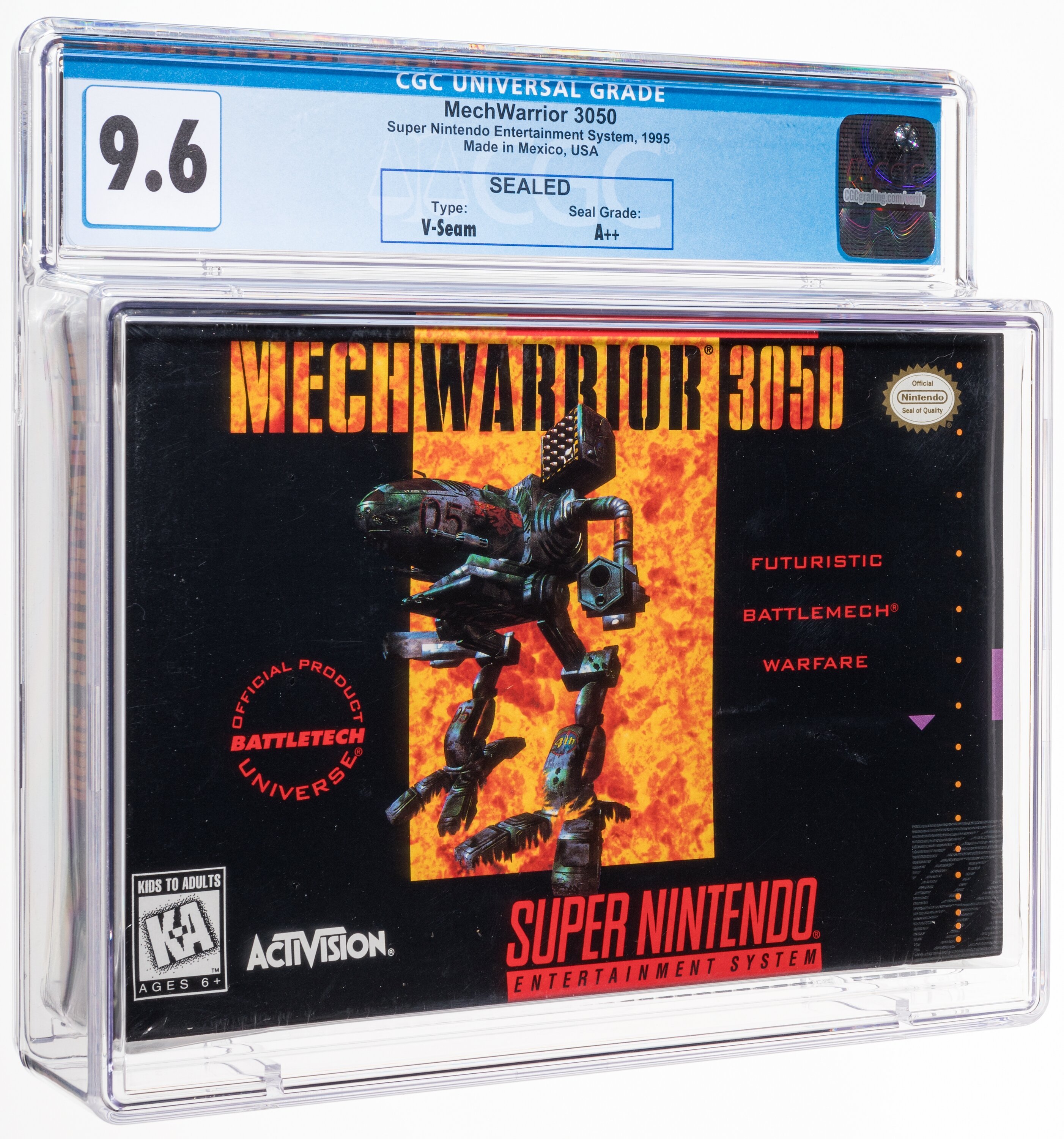 MechWarrior 3050 Super Nintendo (SNES): PSA Pop Report + Loose / CIB / Sealed Prices 2026
