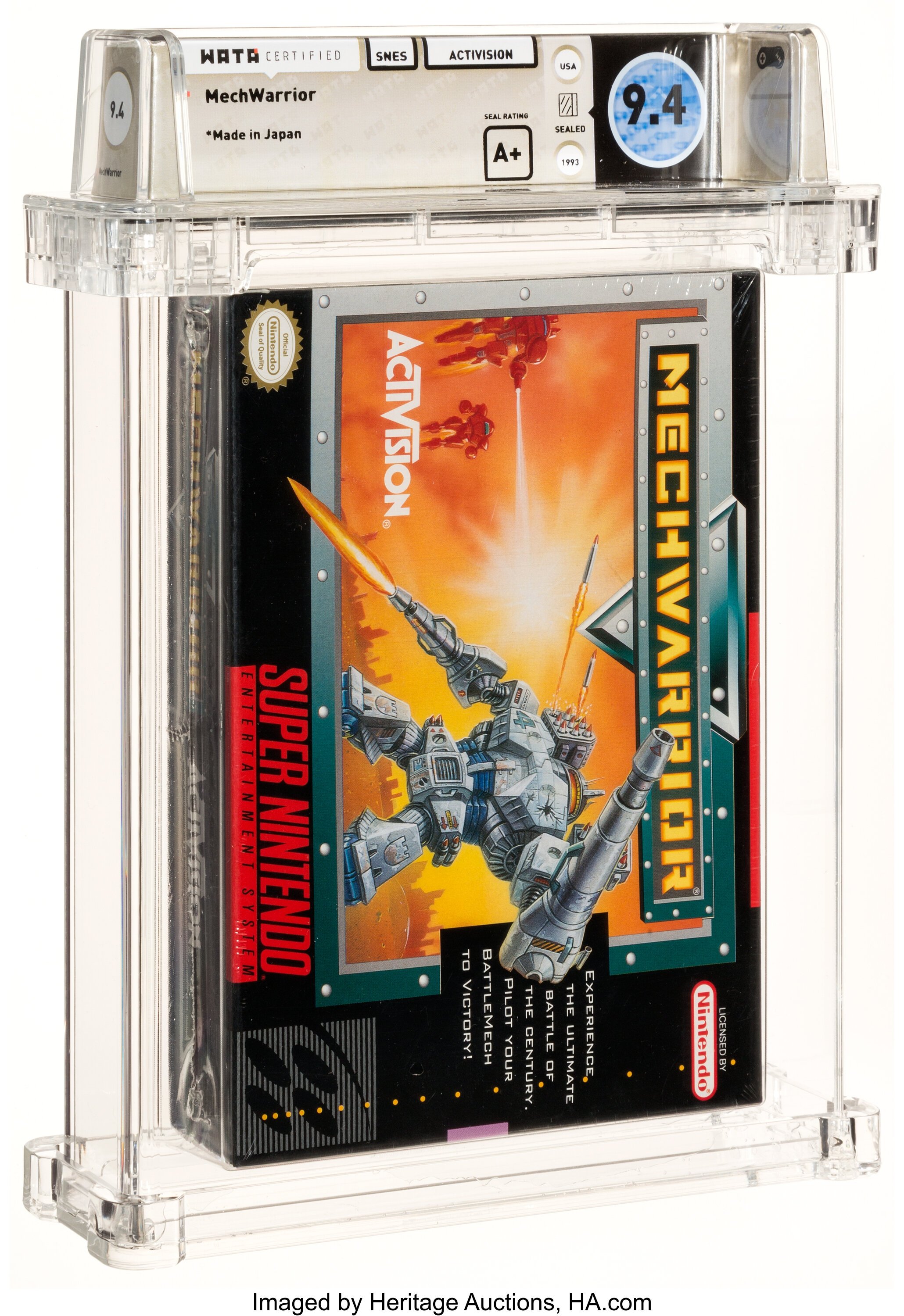 MechWarrior Super Nintendo (SNES): PSA Pop Report + Loose / CIB / Sealed Prices 2026