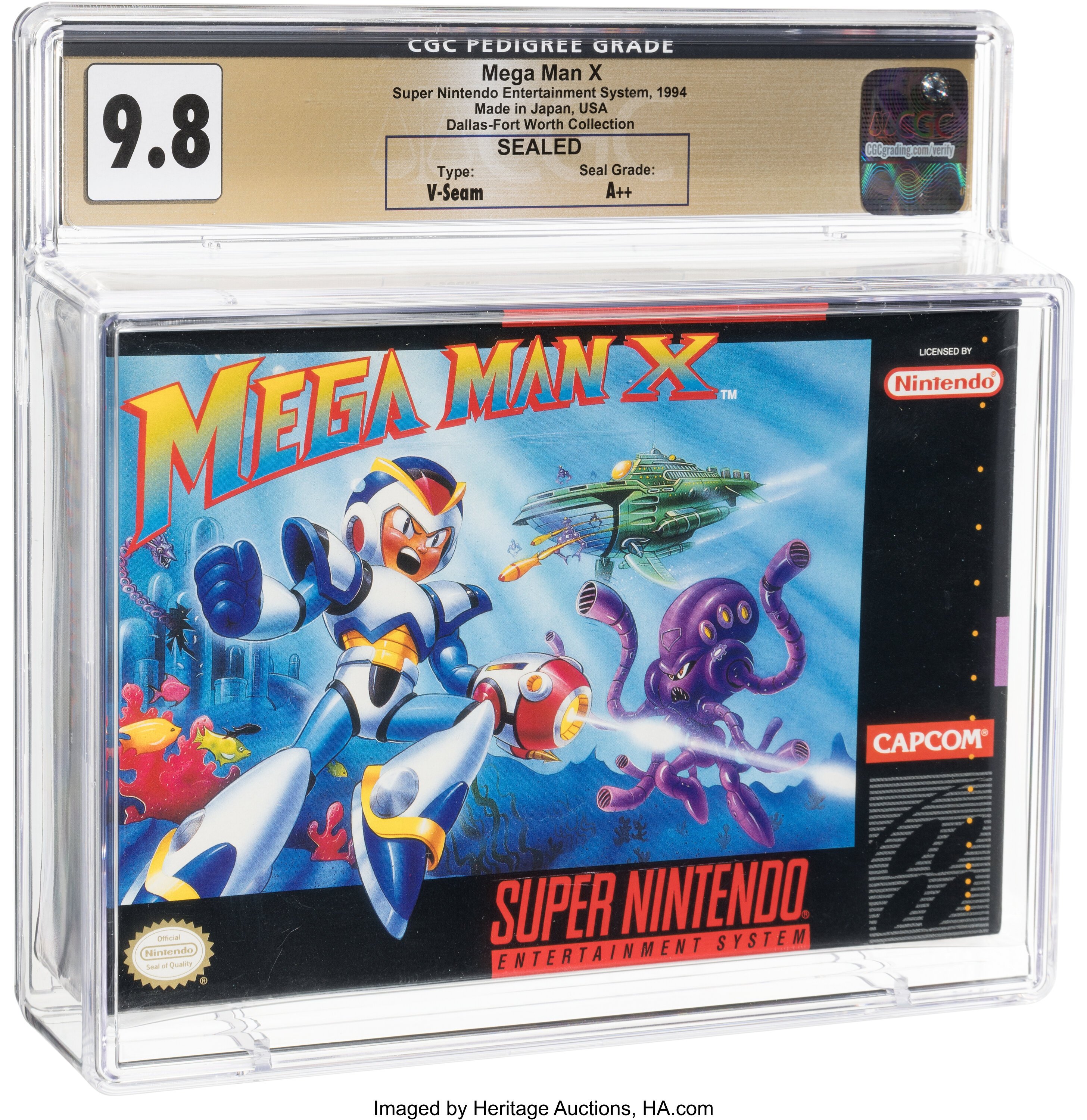 Mega Man X Super Nintendo (SNES): PSA Pop Report + Loose / CIB / Sealed Prices 2026