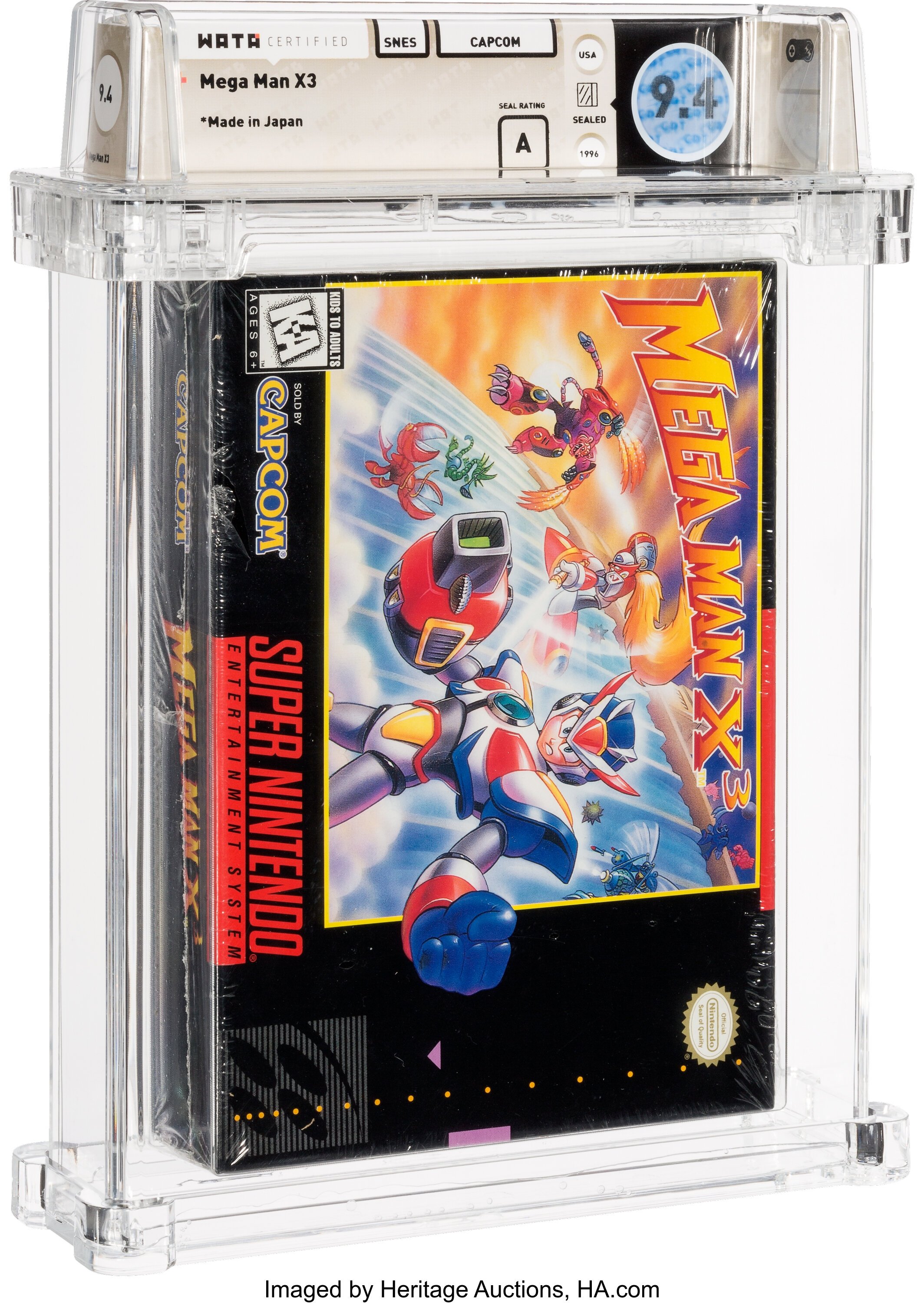 Mega Man X3 Super Nintendo (SNES): PSA Pop Report + Loose / CIB / Sealed Prices 2026