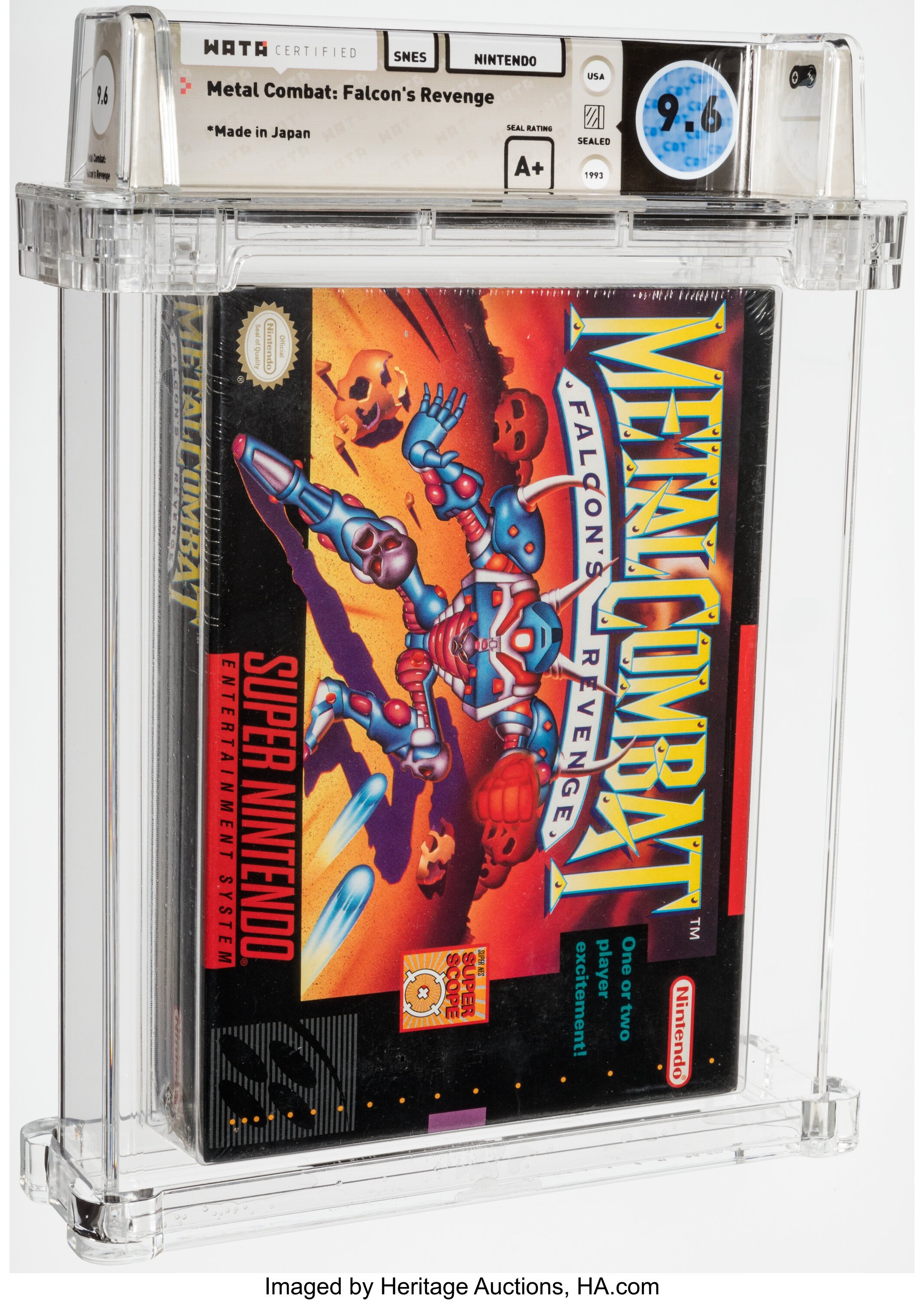 Metal Combat: Falcon's Revenge Super Nintendo (SNES): PSA Pop Report + Loose / CIB / Sealed Prices 2026