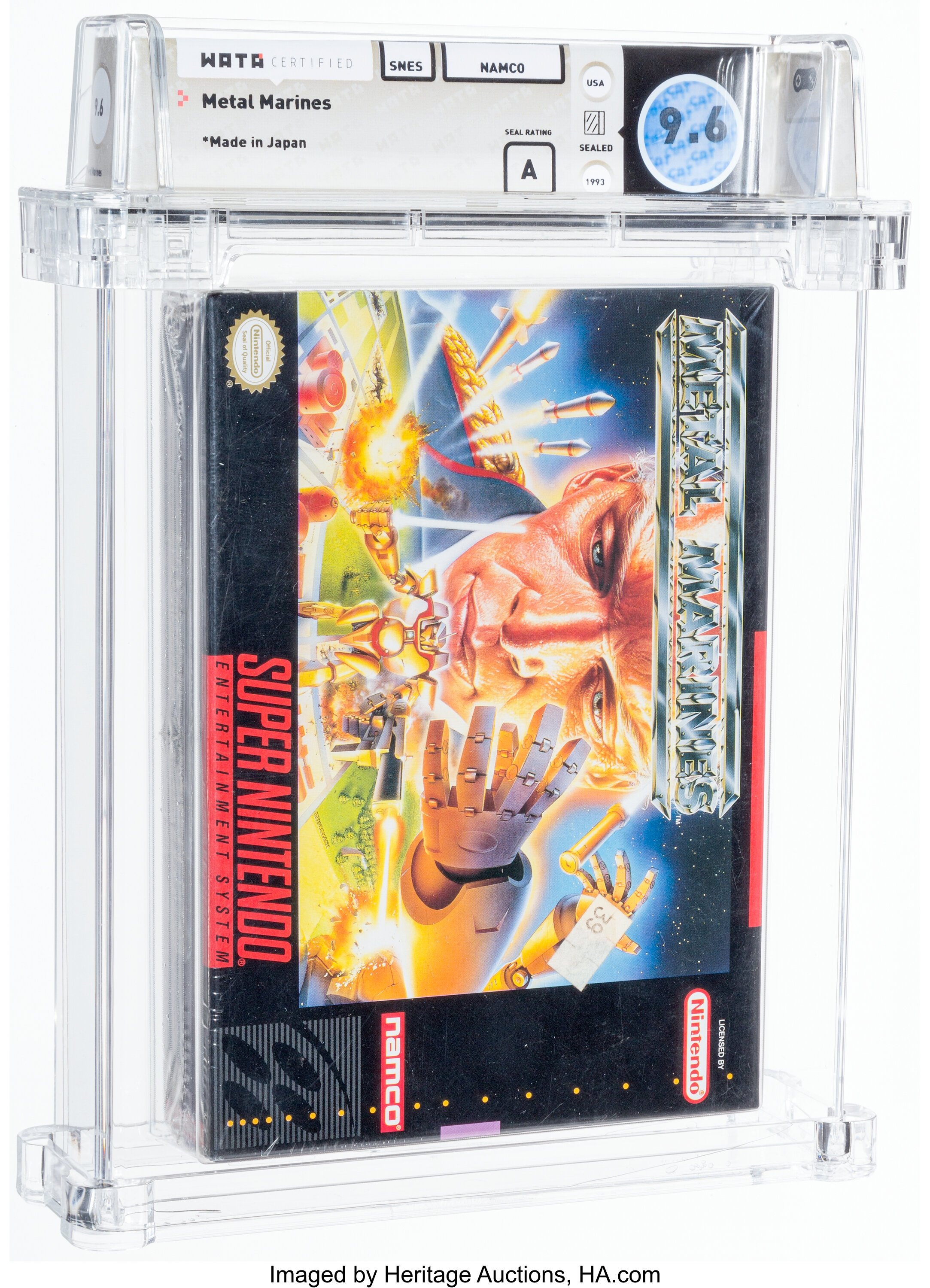 Metal Marines Super Nintendo (SNES): PSA Pop Report + Loose / CIB / Sealed Prices 2026