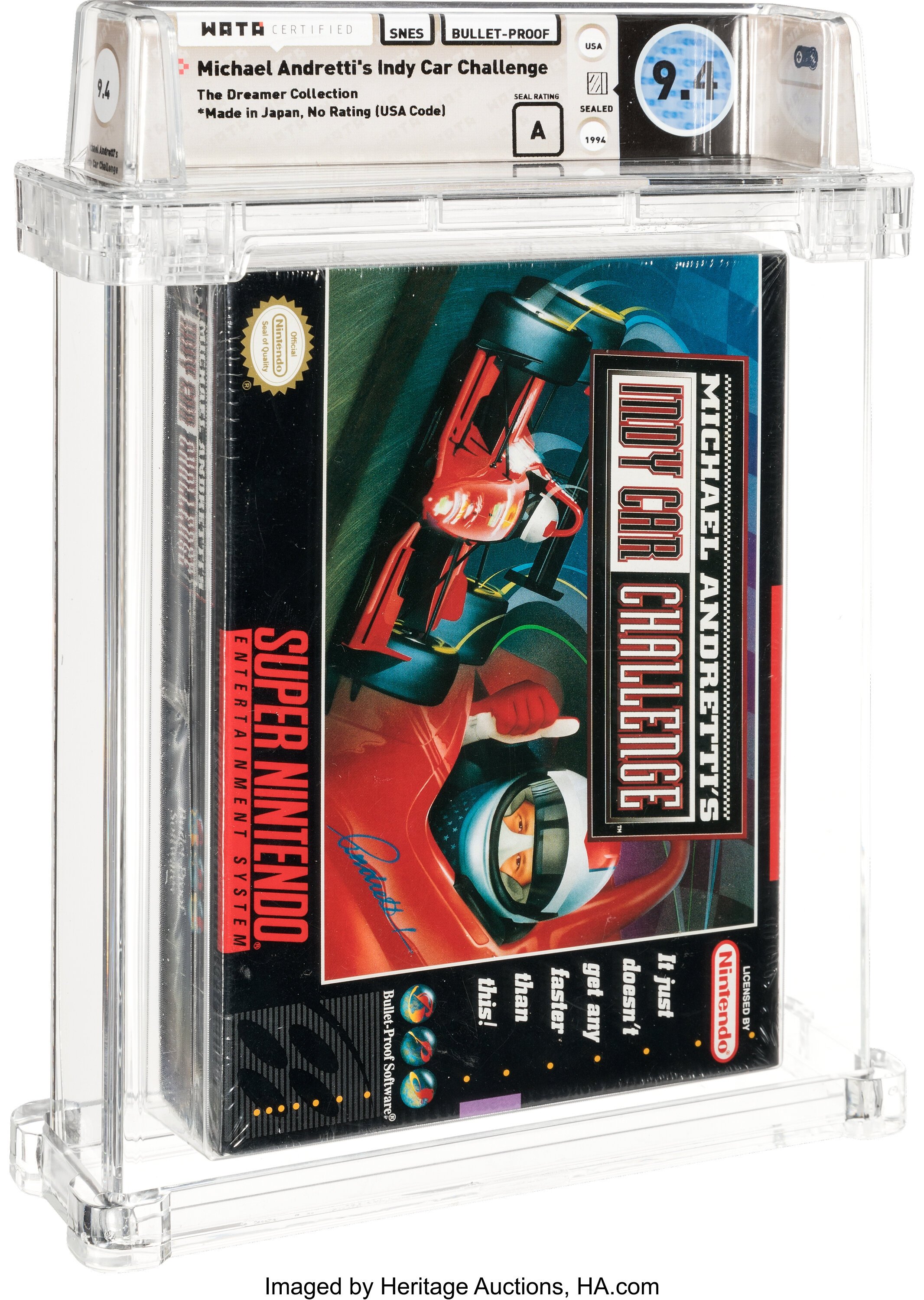 Michael Andretti's Indy Car Challenge Super Nintendo (SNES): PSA Pop Report + Loose / CIB / Sealed Prices 2026