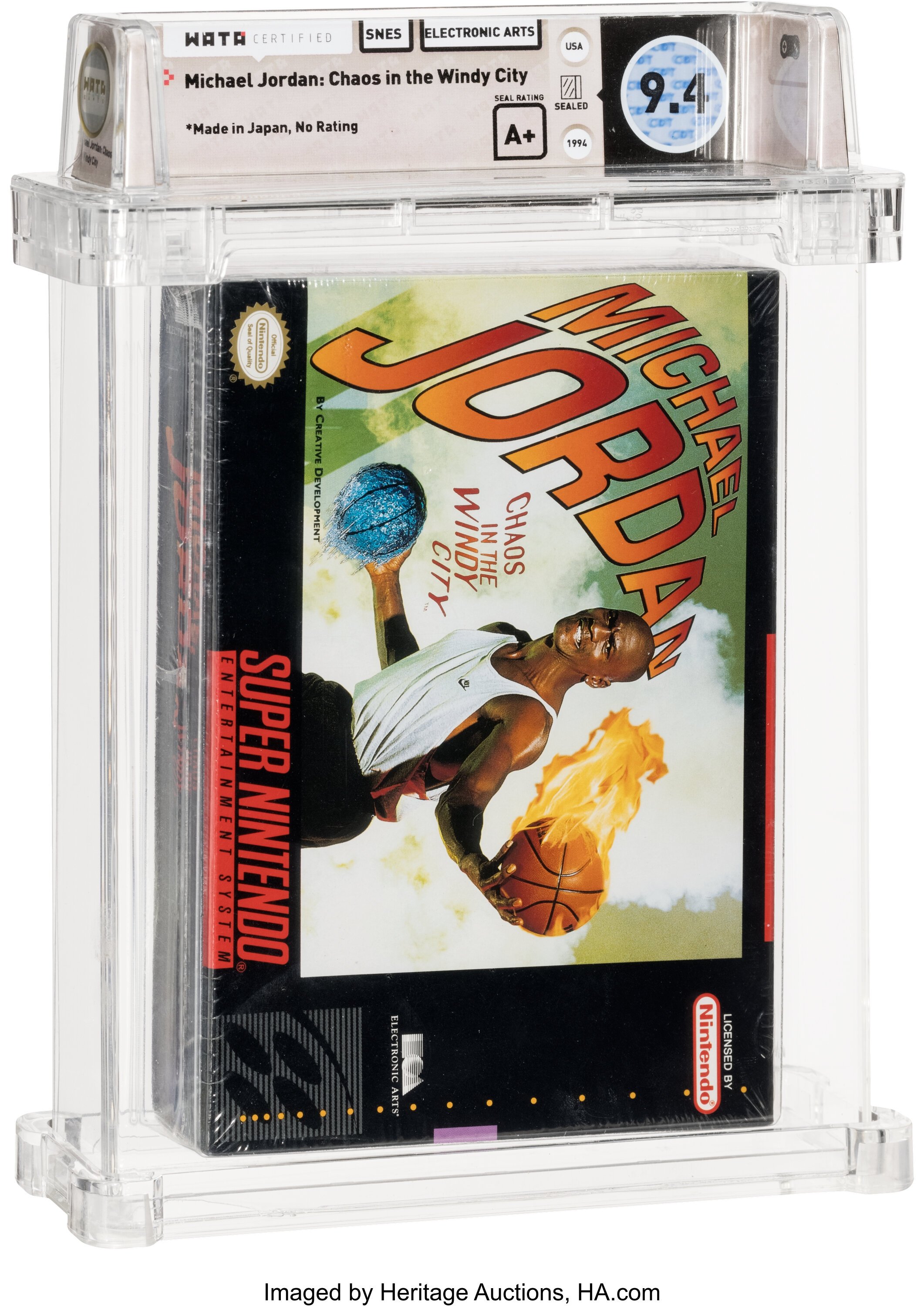 Michael Jordan: Chaos in the Windy City Super Nintendo (SNES): PSA Pop Report + Loose / CIB / Sealed Prices 2026