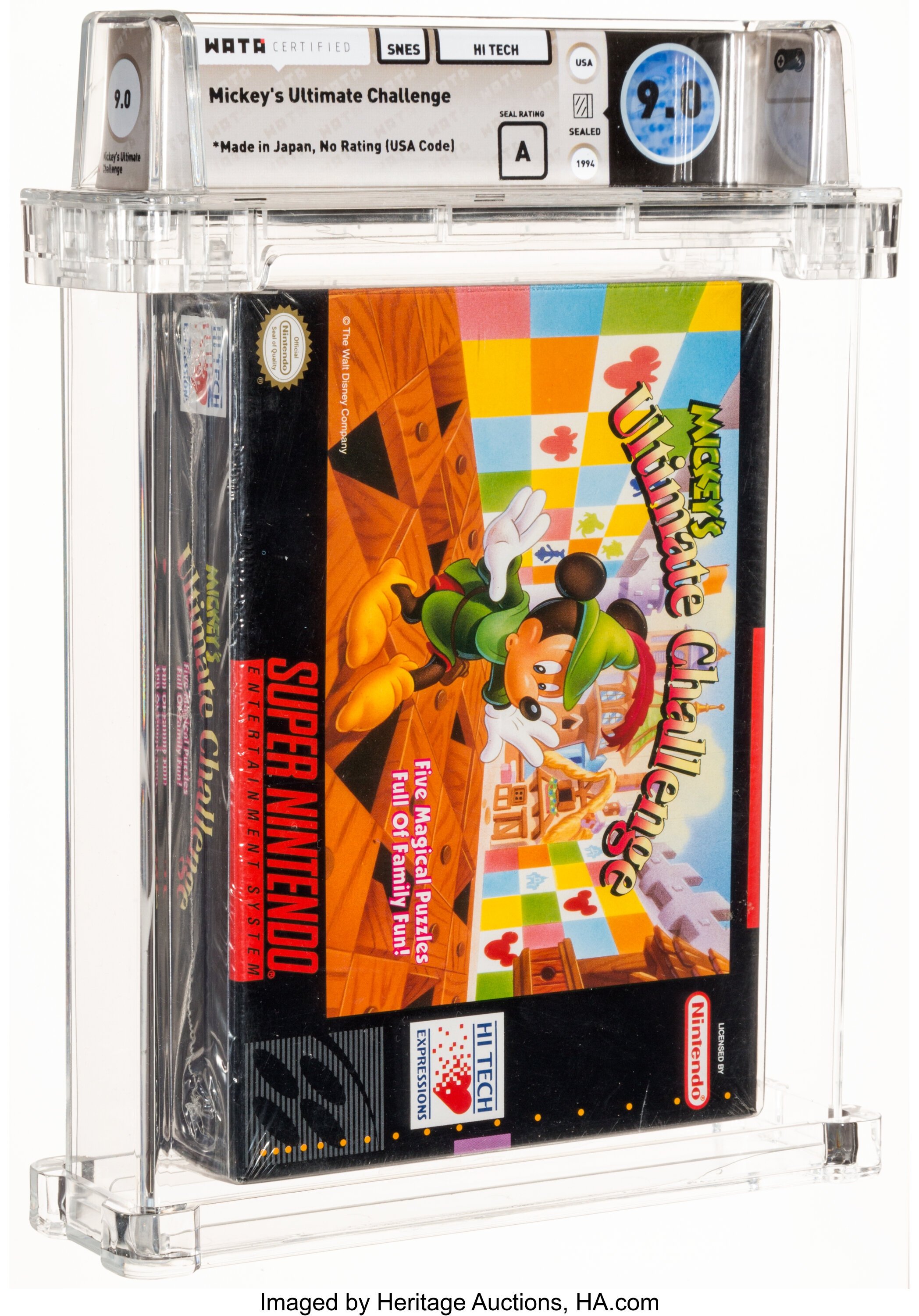 Mickey's Ultimate Challenge Super Nintendo (SNES): PSA Pop Report + Loose / CIB / Sealed Prices 2026