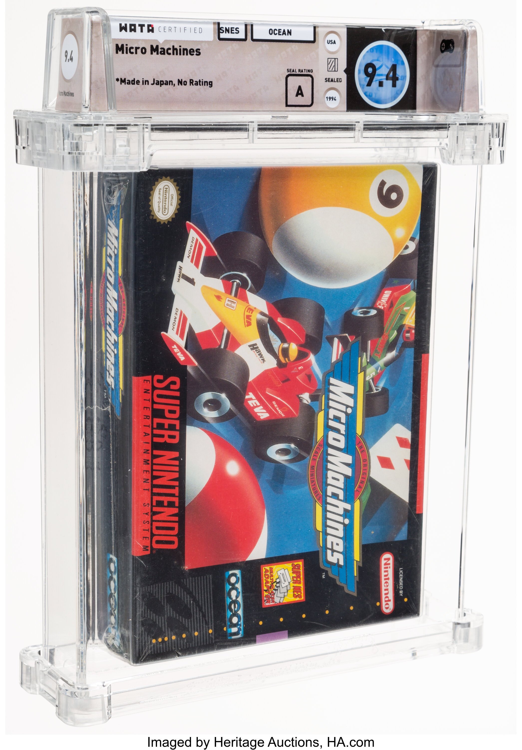 Micro Machines Super Nintendo (SNES): PSA Pop Report + Loose / CIB / Sealed Prices 2026