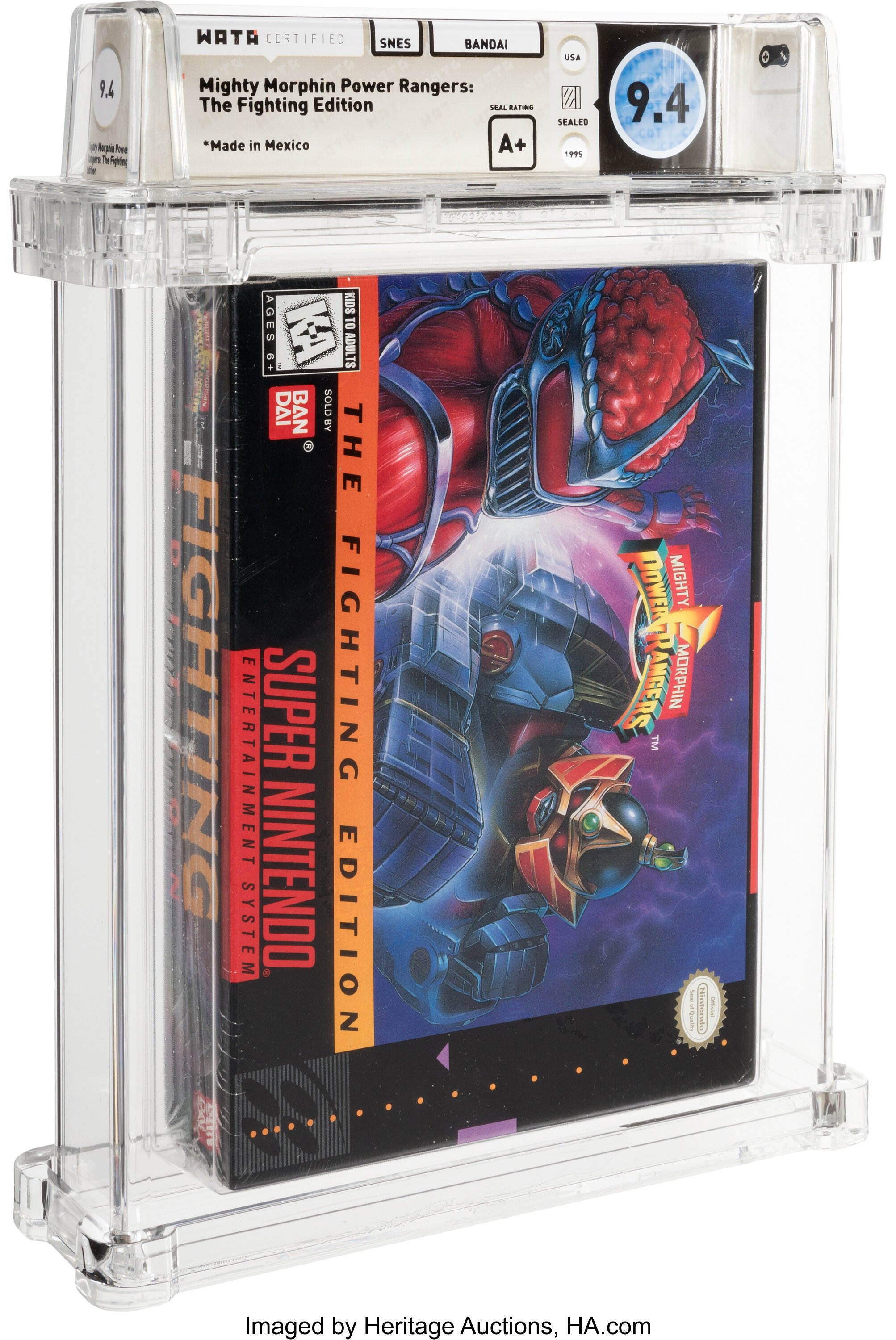 Mighty Morphin Power Rangers: The Fighting Edition Super Nintendo (SNES): PSA Pop Report + Loose / CIB / Sealed Prices 2026